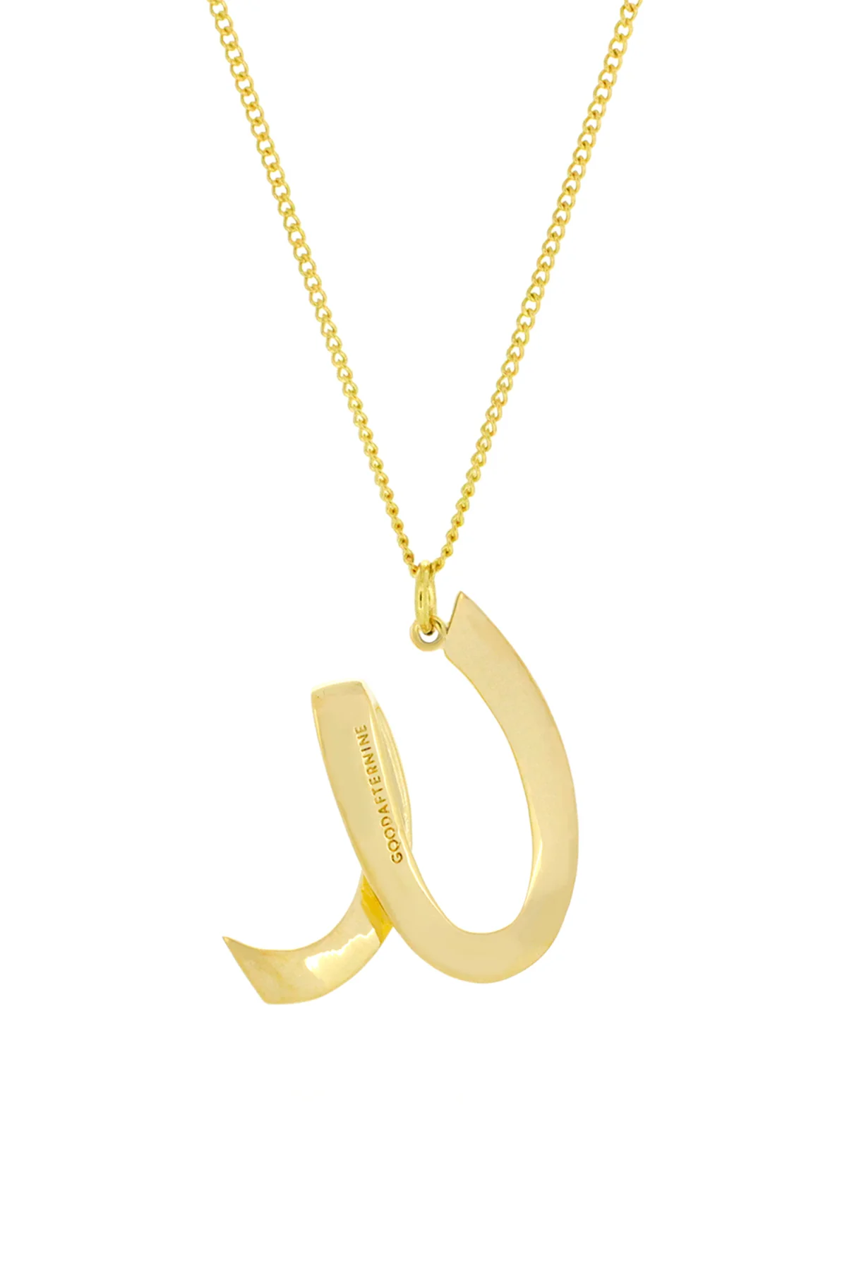 Alphabet U Gold - Ketting - Image 6