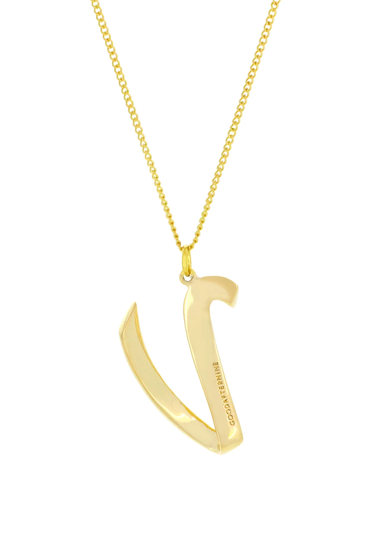 Alphabet V Gold - Ketting - Image 8