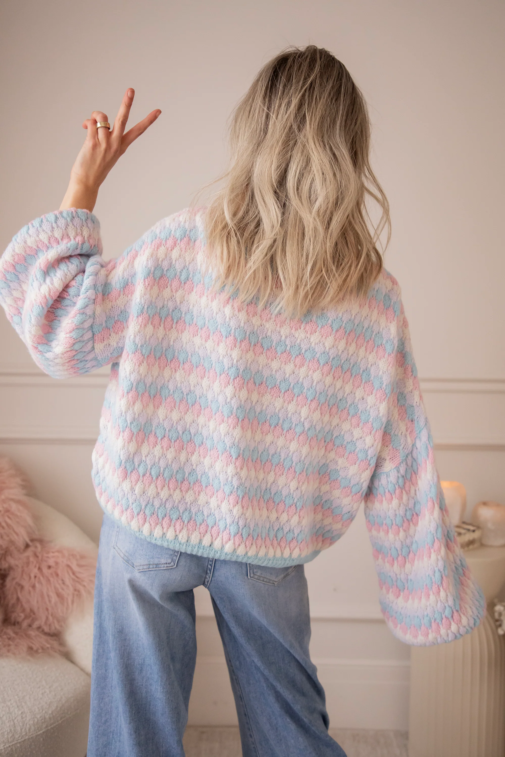 Bubbly Dreams Baby Blue/Baby Pink - Trui - Image 6