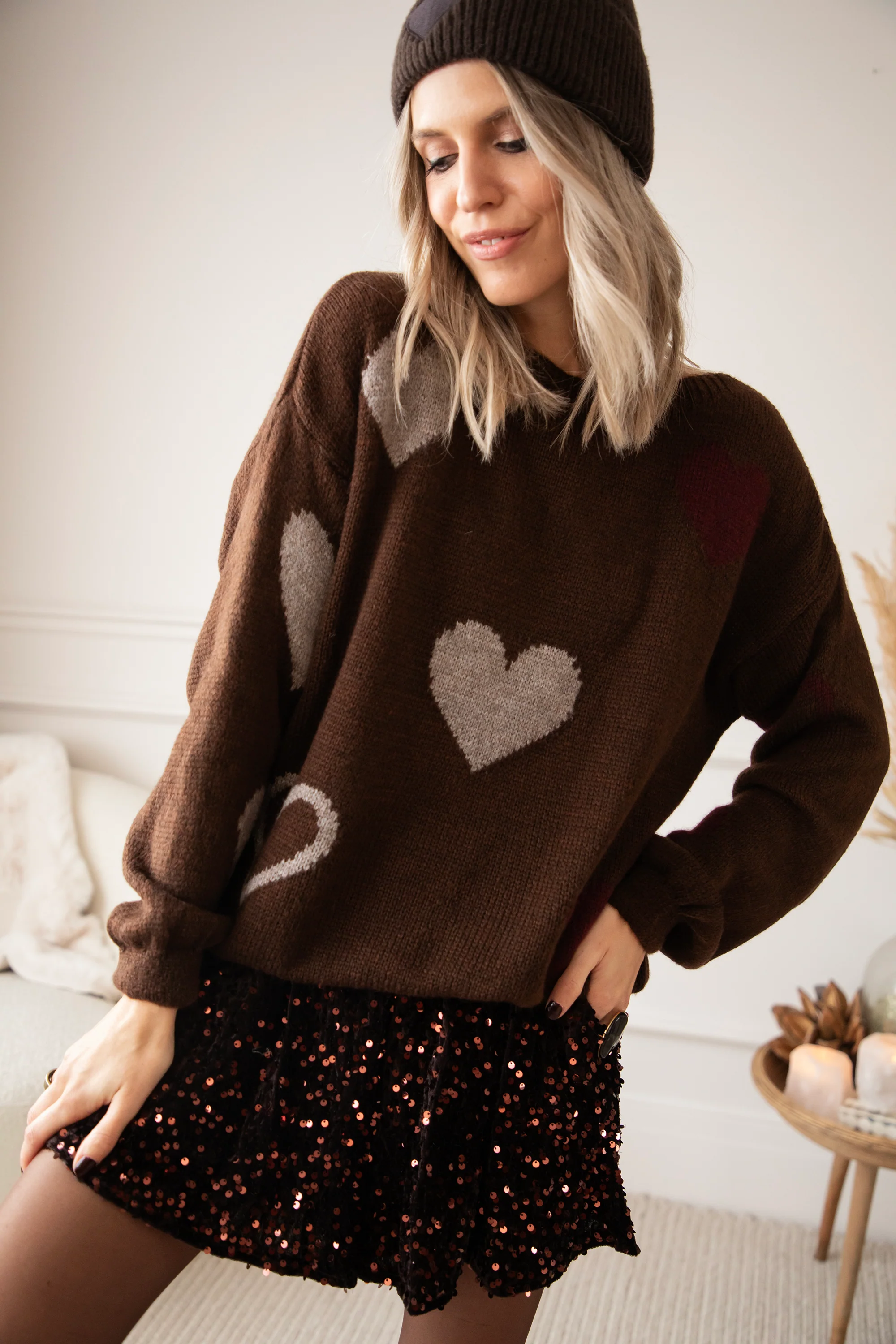 Complete My Heart Brown - Trui - Image 3