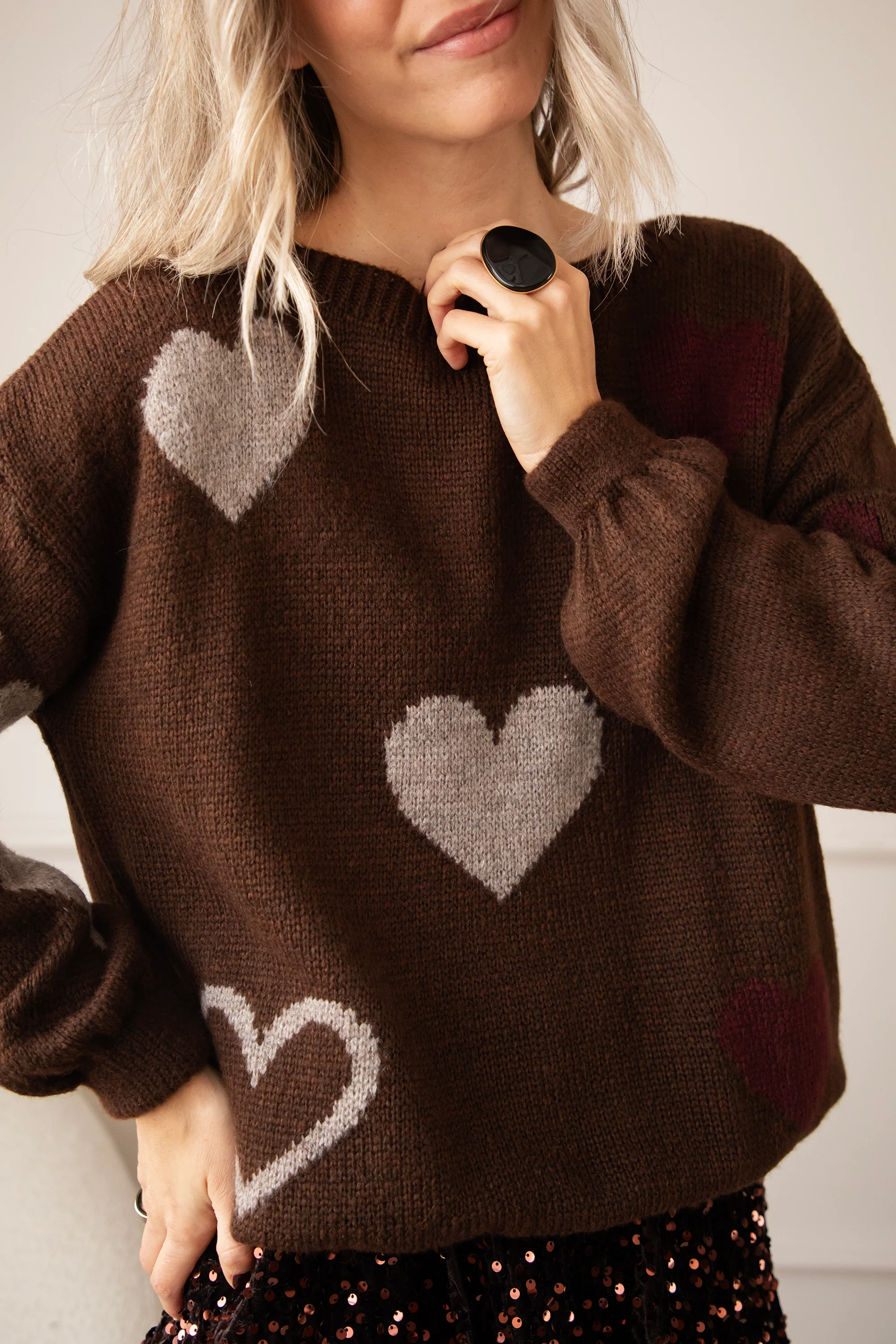 Complete My Heart Brown - Trui - Image 4