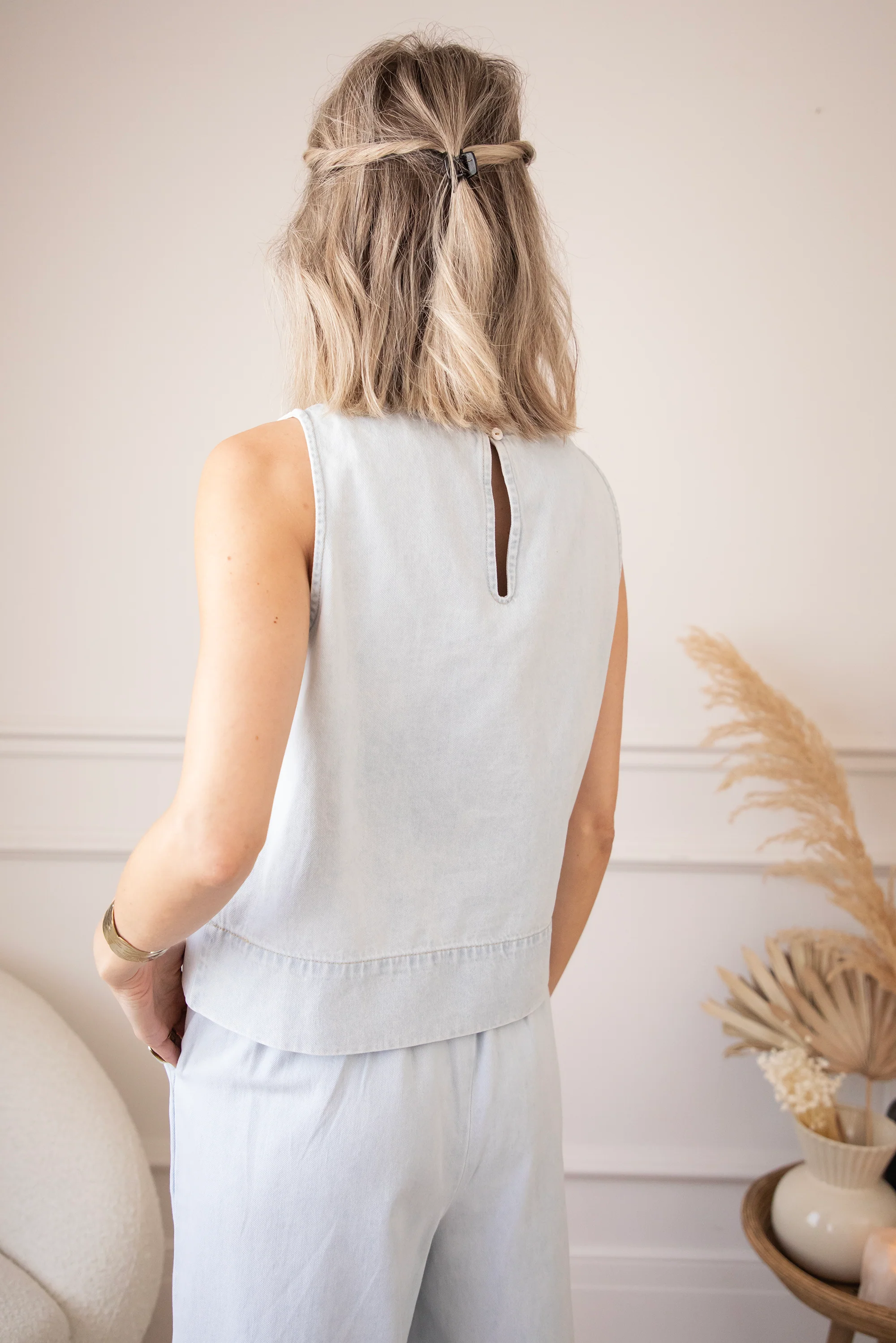 Easy Like Denim Light Blue - Top - Image 11