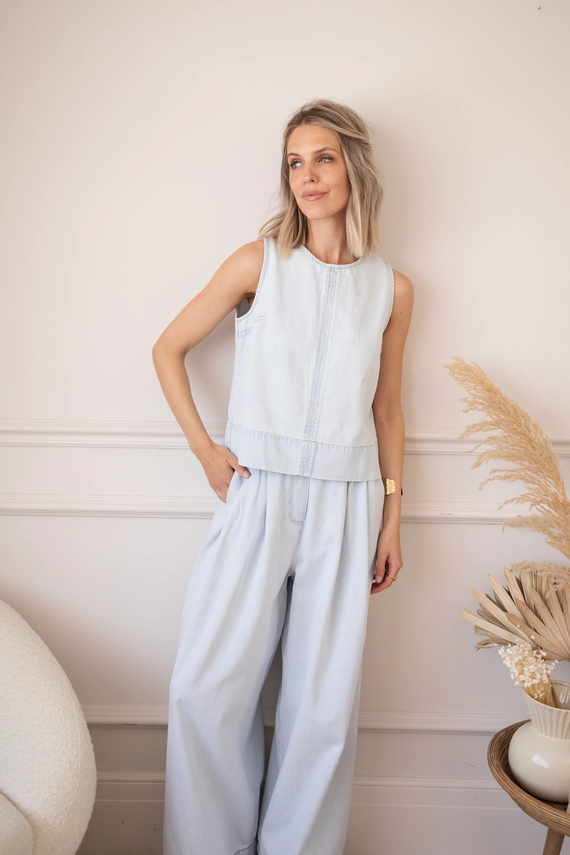 Easy Like Denim Light Blue - Broek - Image 13