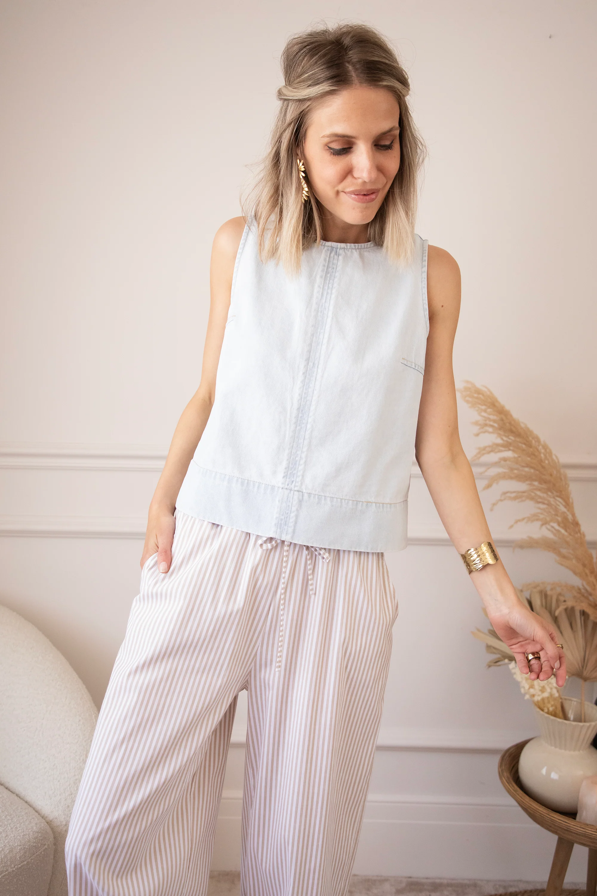 Easy Like Denim Light Blue - Top - Image 13