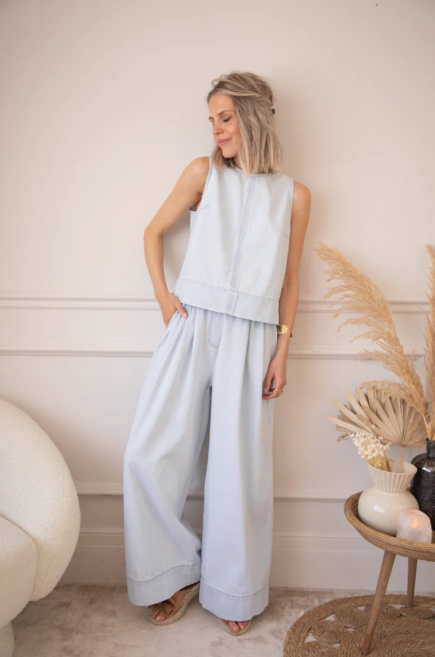 Easy Like Denim Light Blue - Broek - Image 4