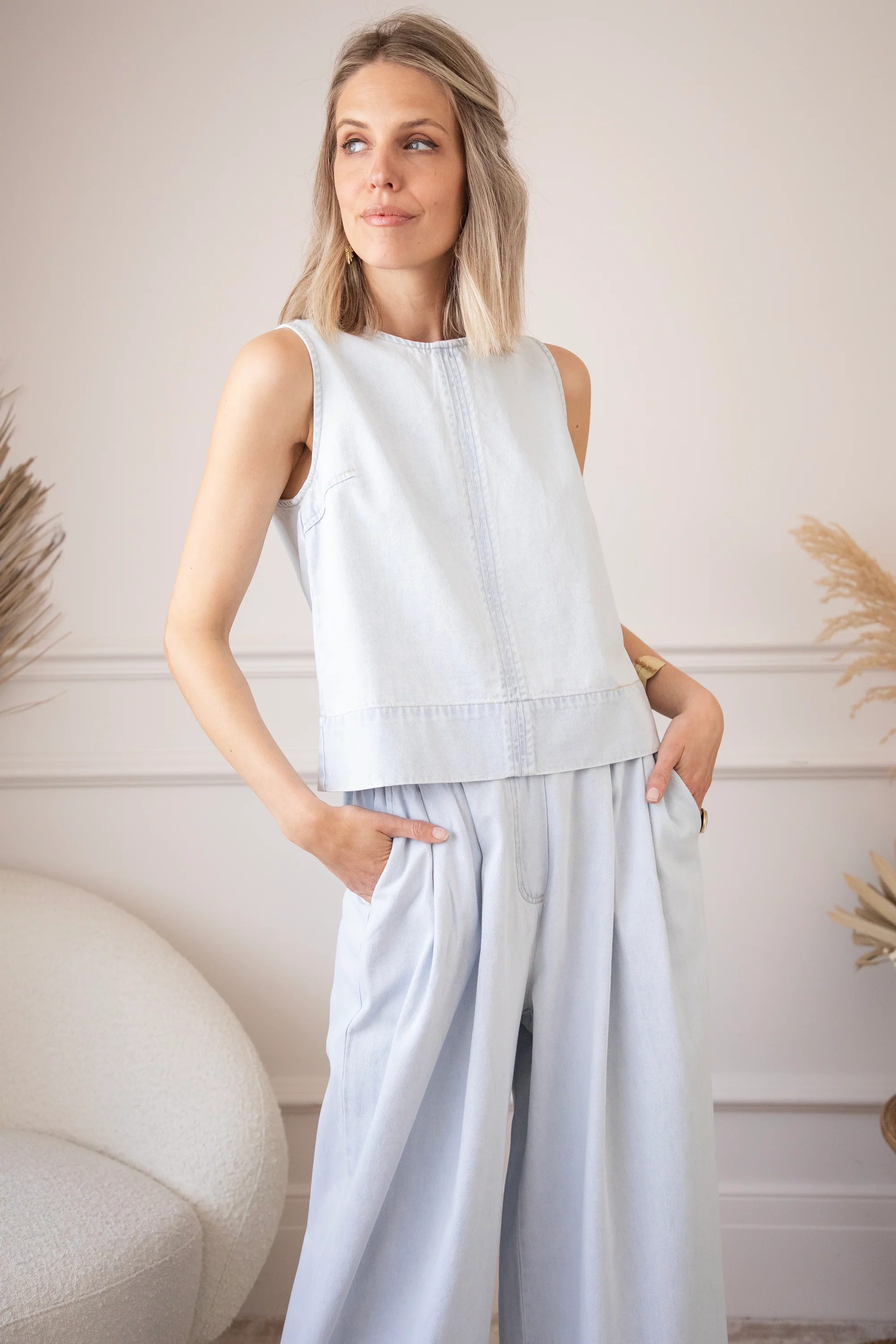 Easy Like Denim Light Blue - Broek - Image 6