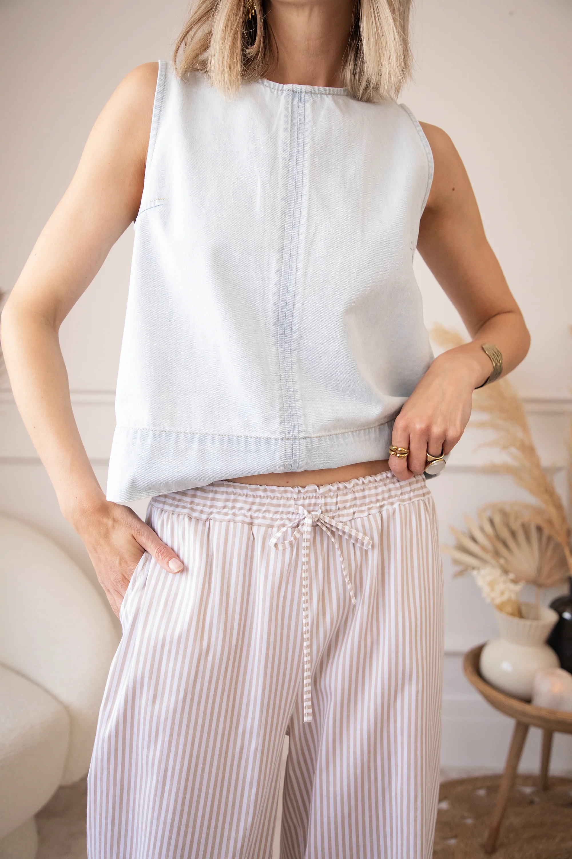 Easy Like Denim Light Blue - Top - Image 7