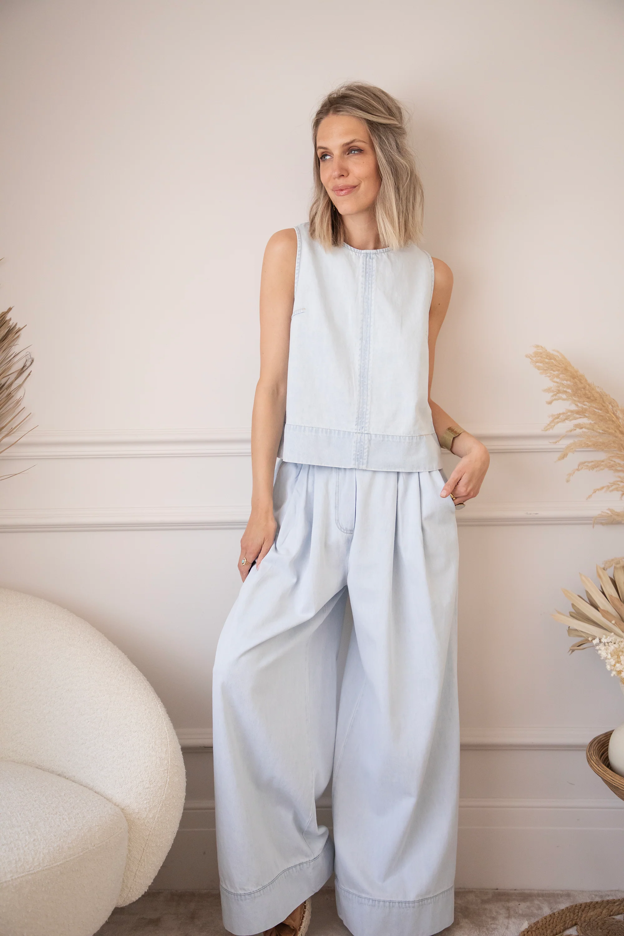 Easy Like Denim Light Blue - Broek - Image 5