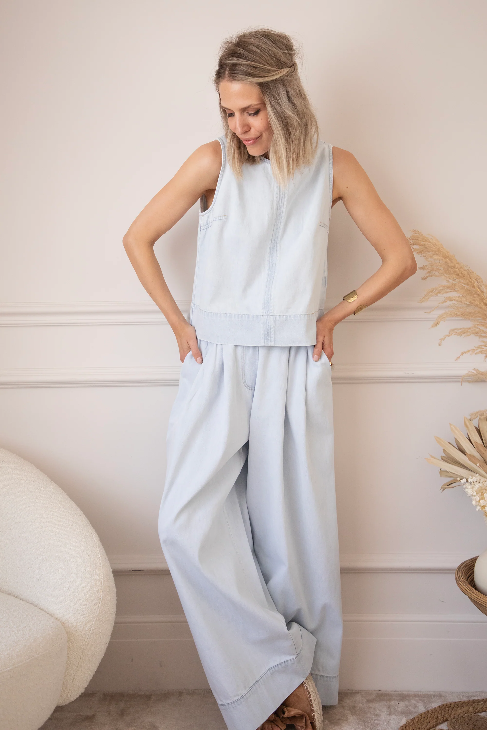 Easy Like Denim Light Blue - Broek - Image 7