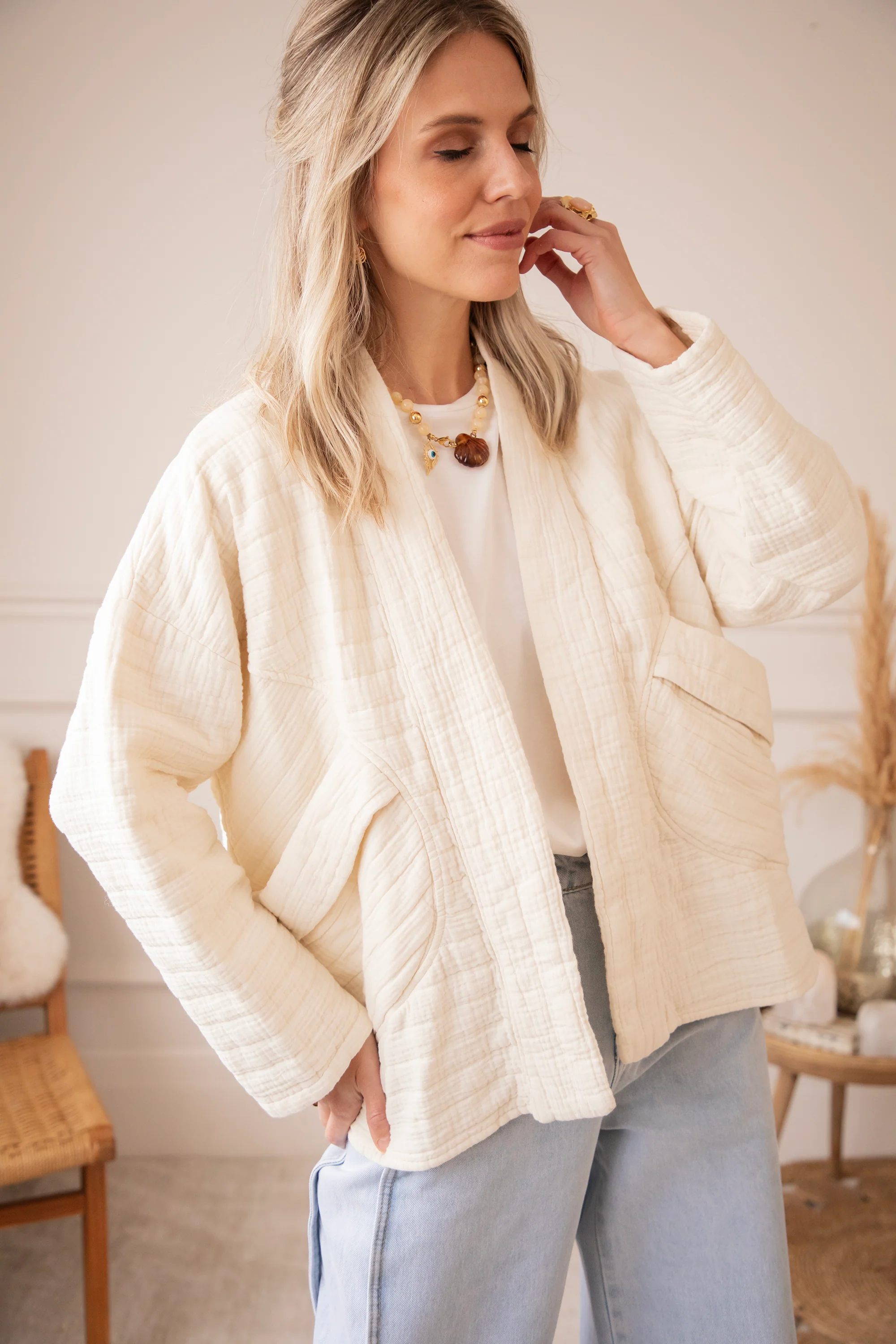 Easy Tetra Times Beige - Vest/Jacket - Image 4