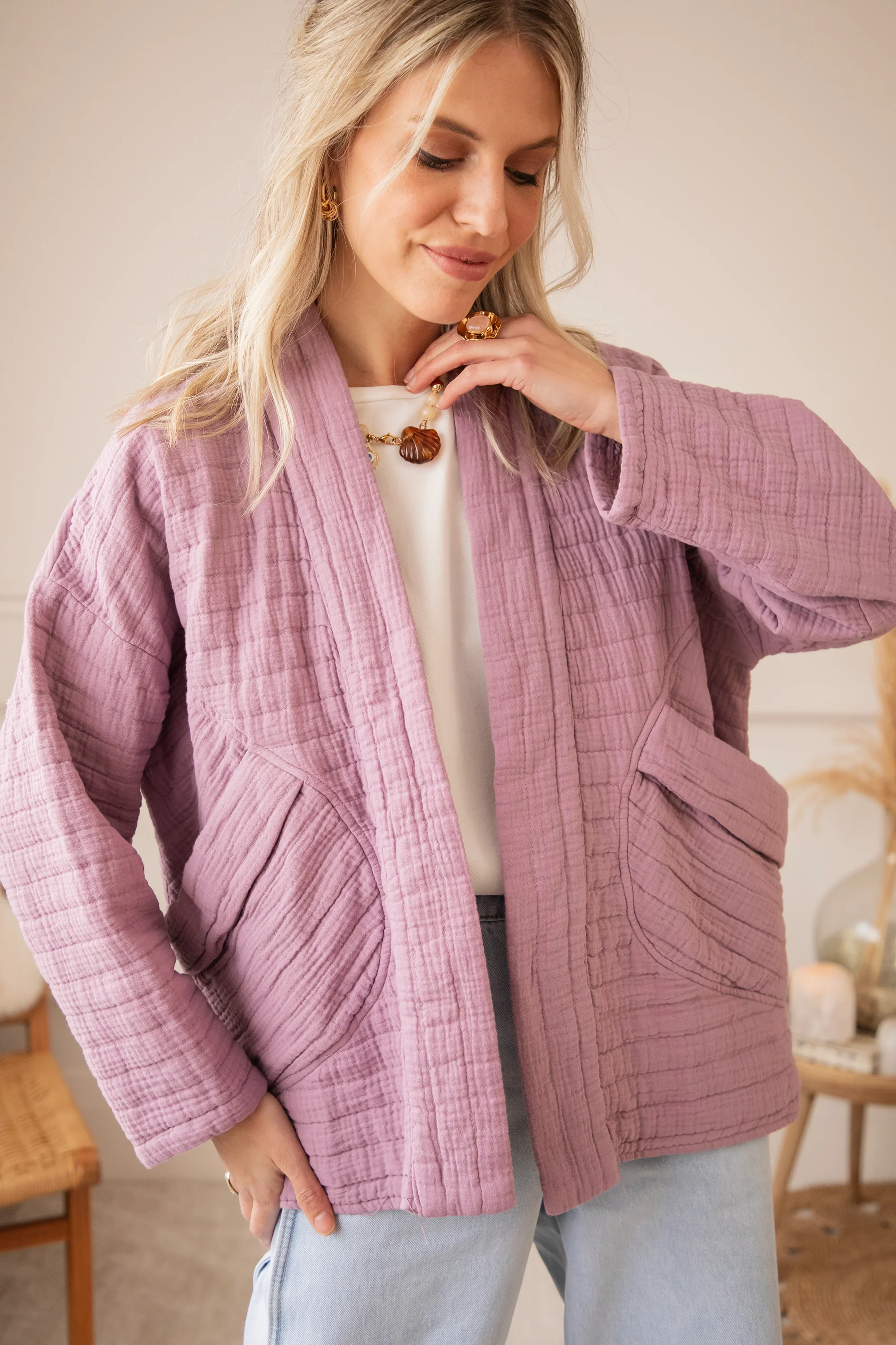 Easy Tetra Times Mauve - Vest/Jacket - Image 8