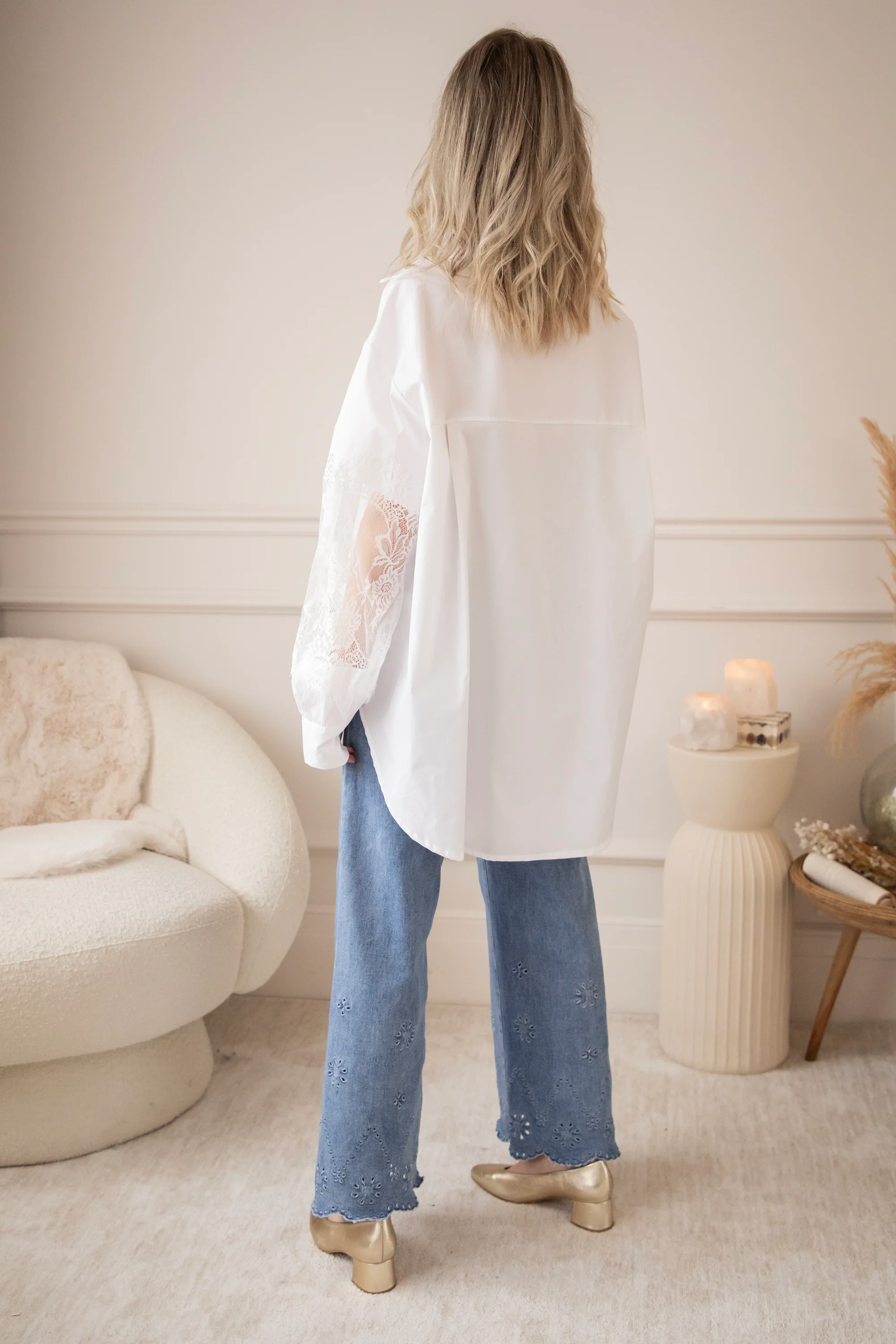 Emmy Embroidery White - Blouse - Image 6