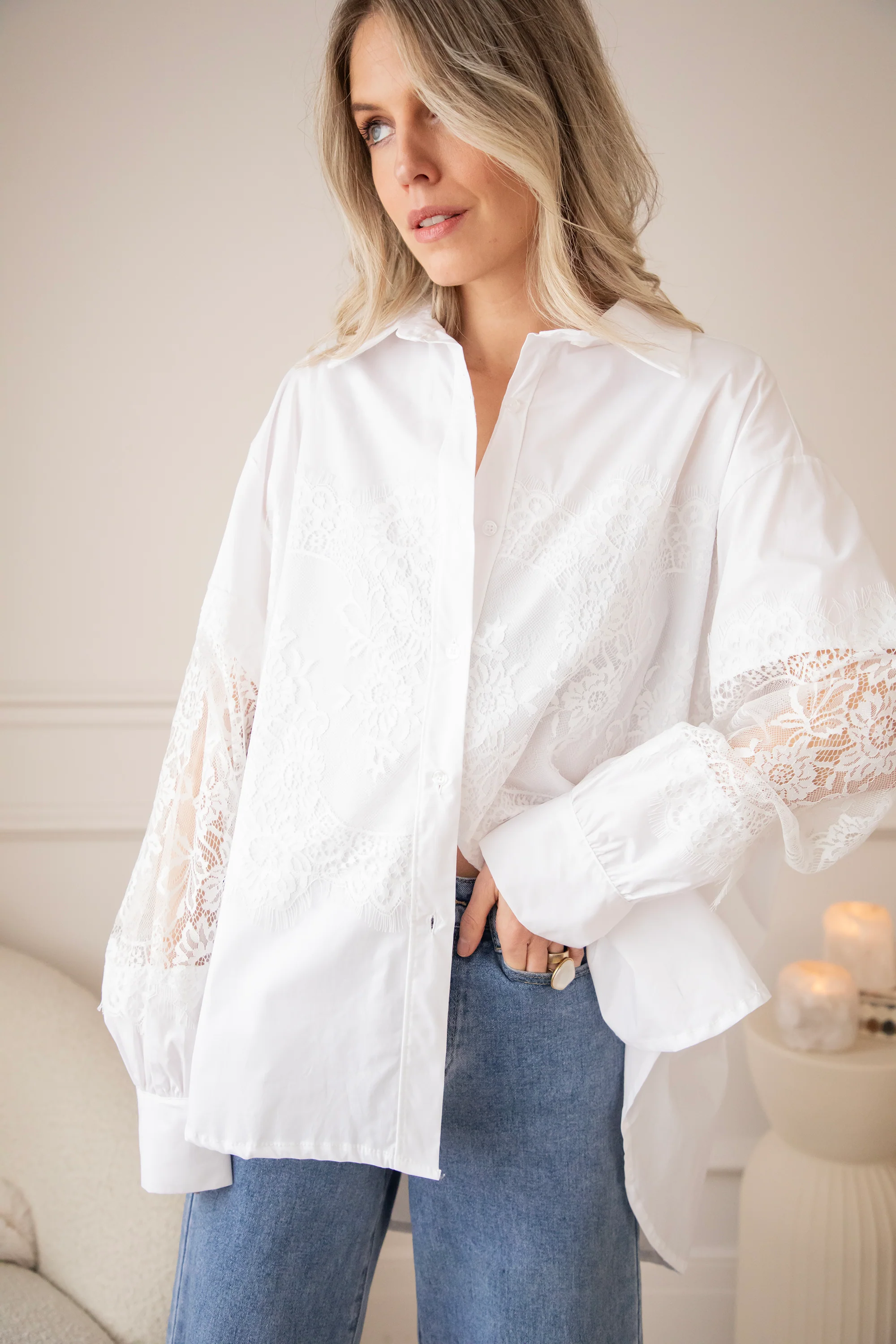 Emmy Embroidery White - Blouse - Image 7