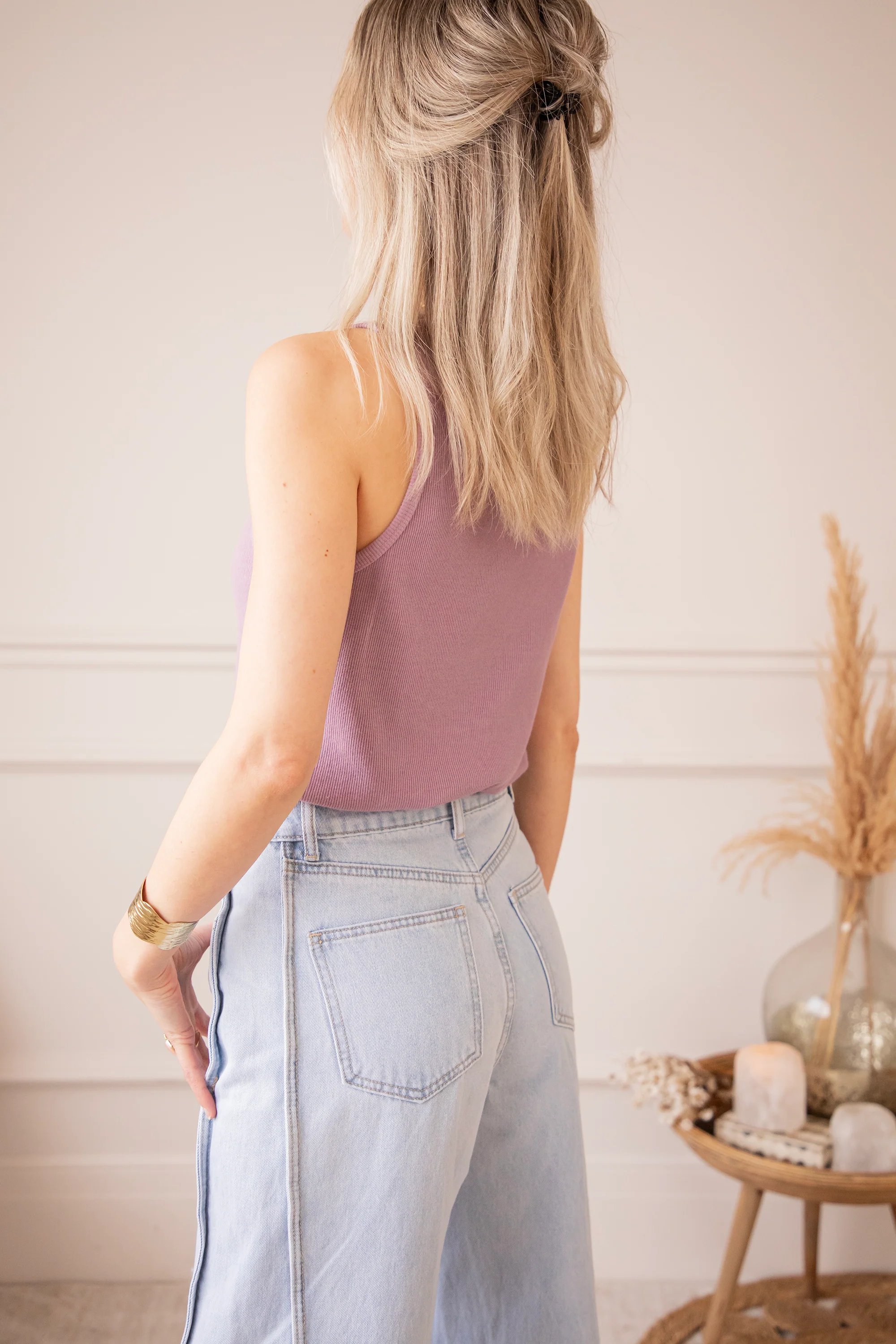 Everyday Rib Mauve - Top - Image 6