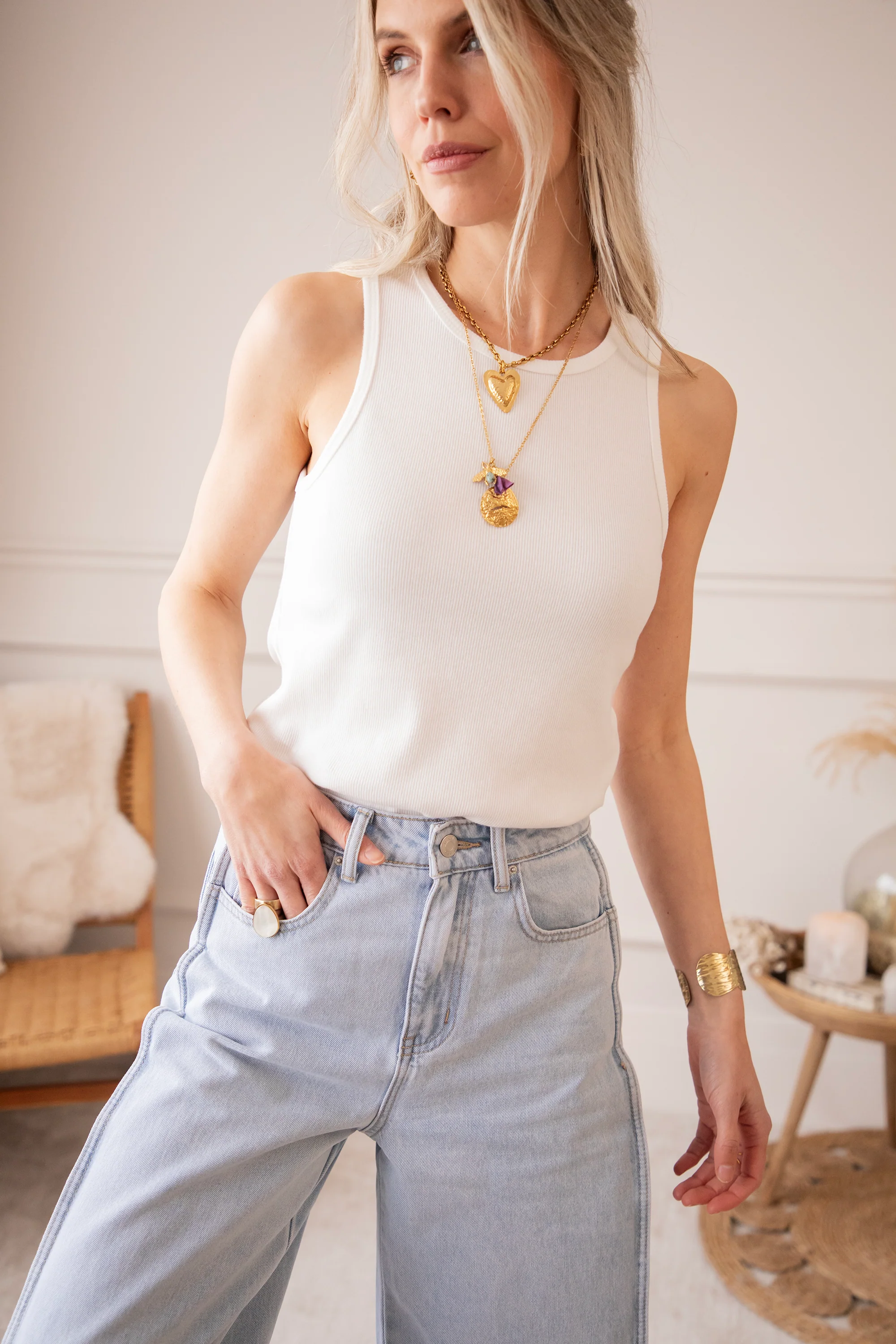 Everyday Rib White - Top - Image 5