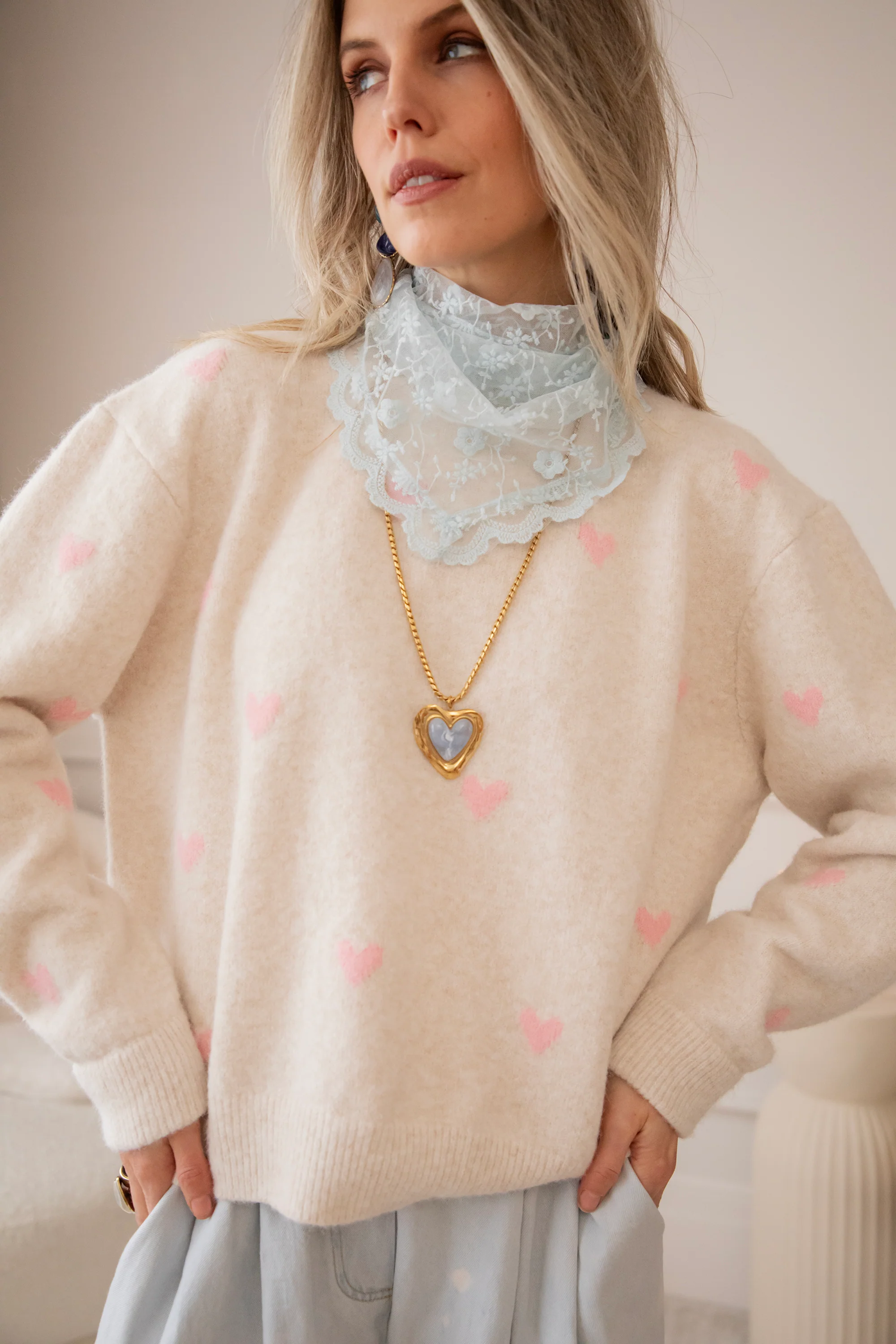 Fleurice Soft Blue - Sjaal - Image 5