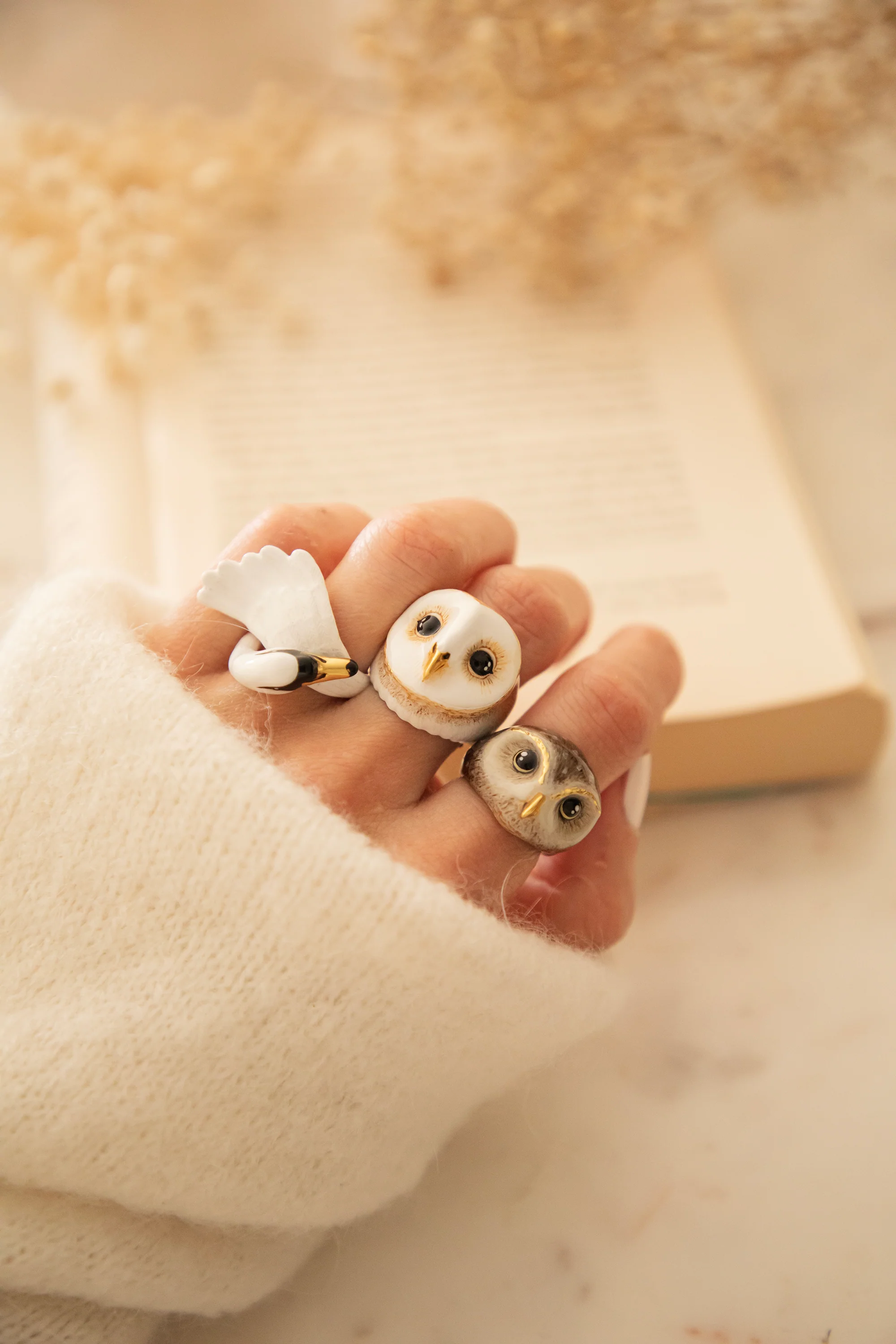 Happy Owl Brown - Ring - Image 10