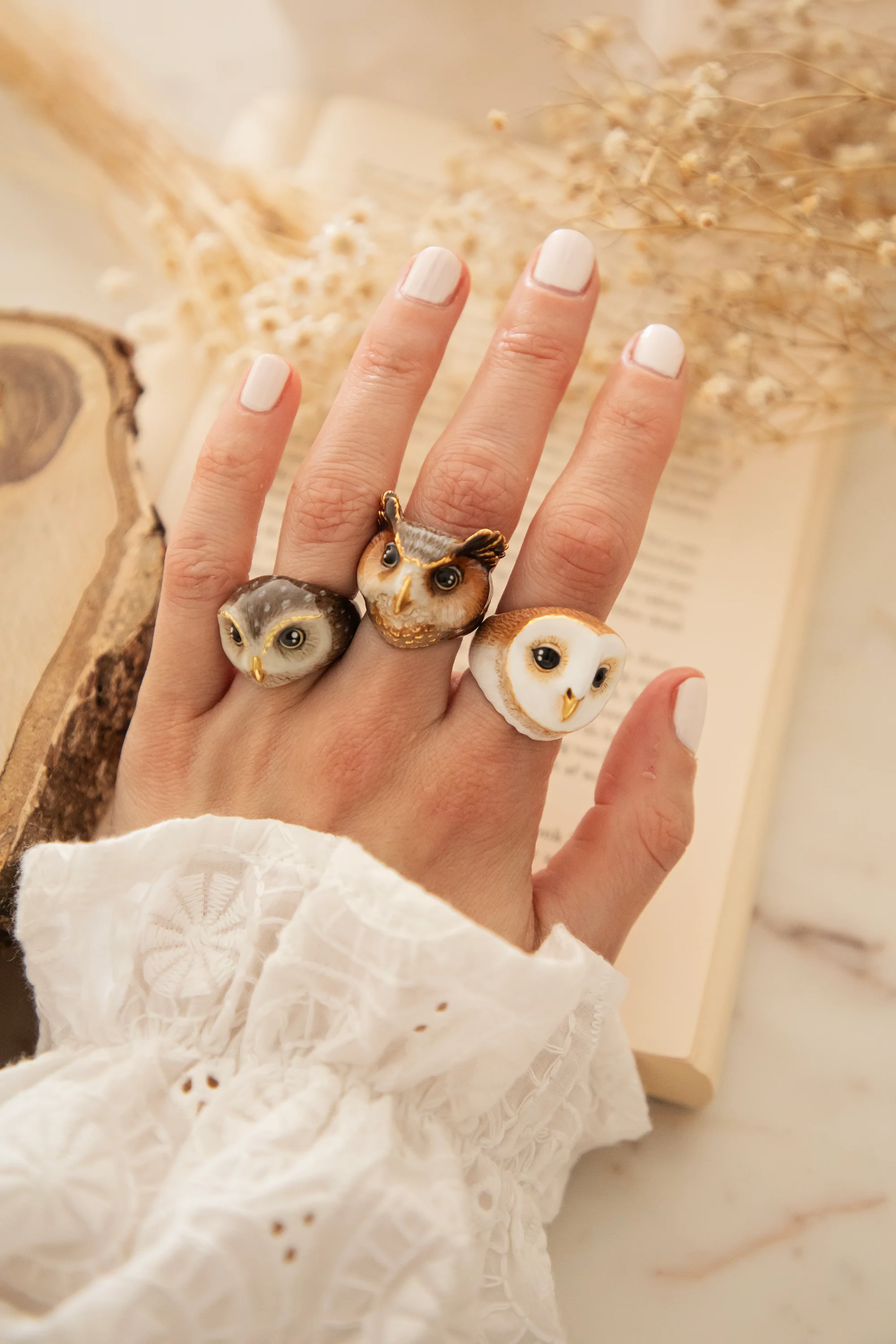 Happy Owl Brown - Ring - Image 13