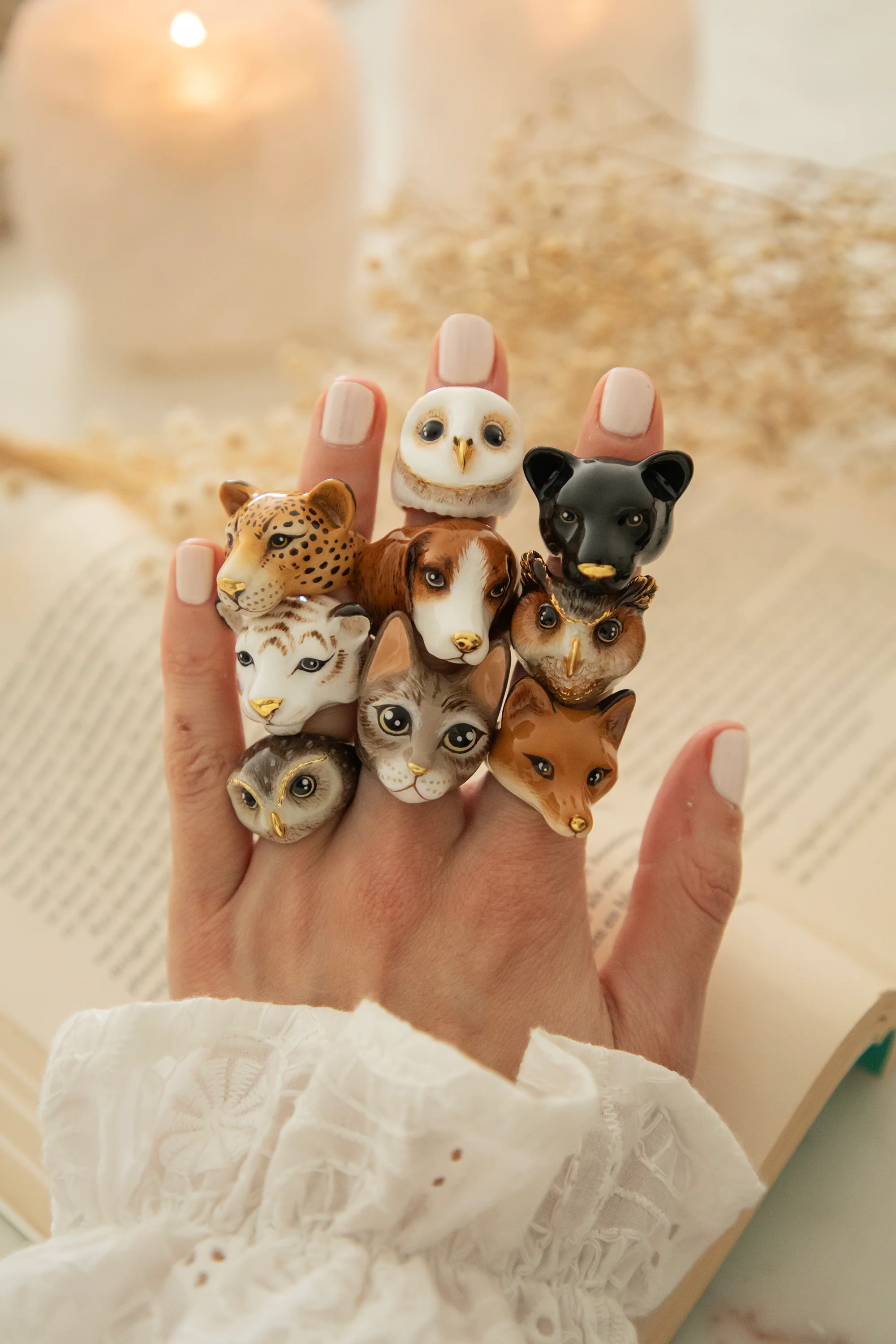 Happy Owl Brown - Ring - Image 15