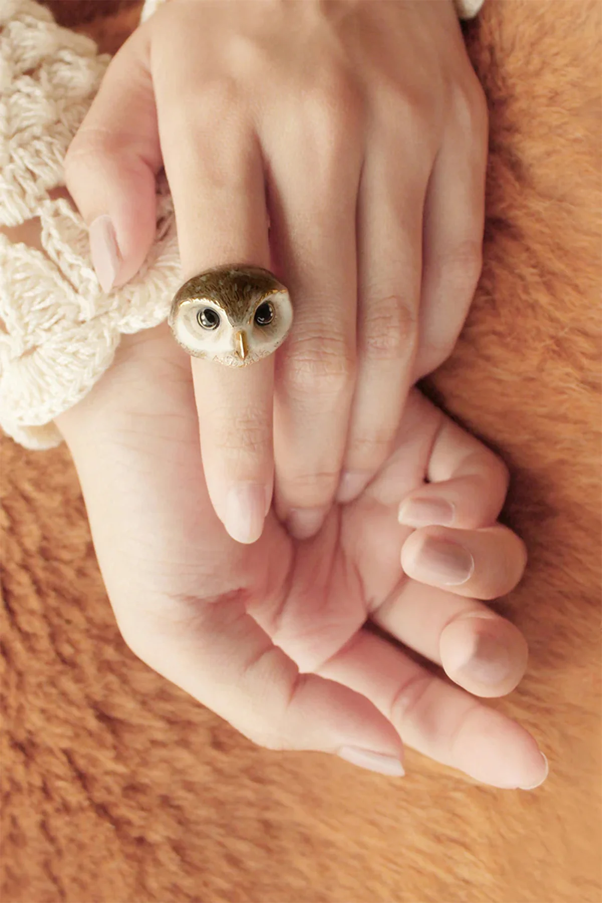 Happy Owl Brown - Ring - Image 5