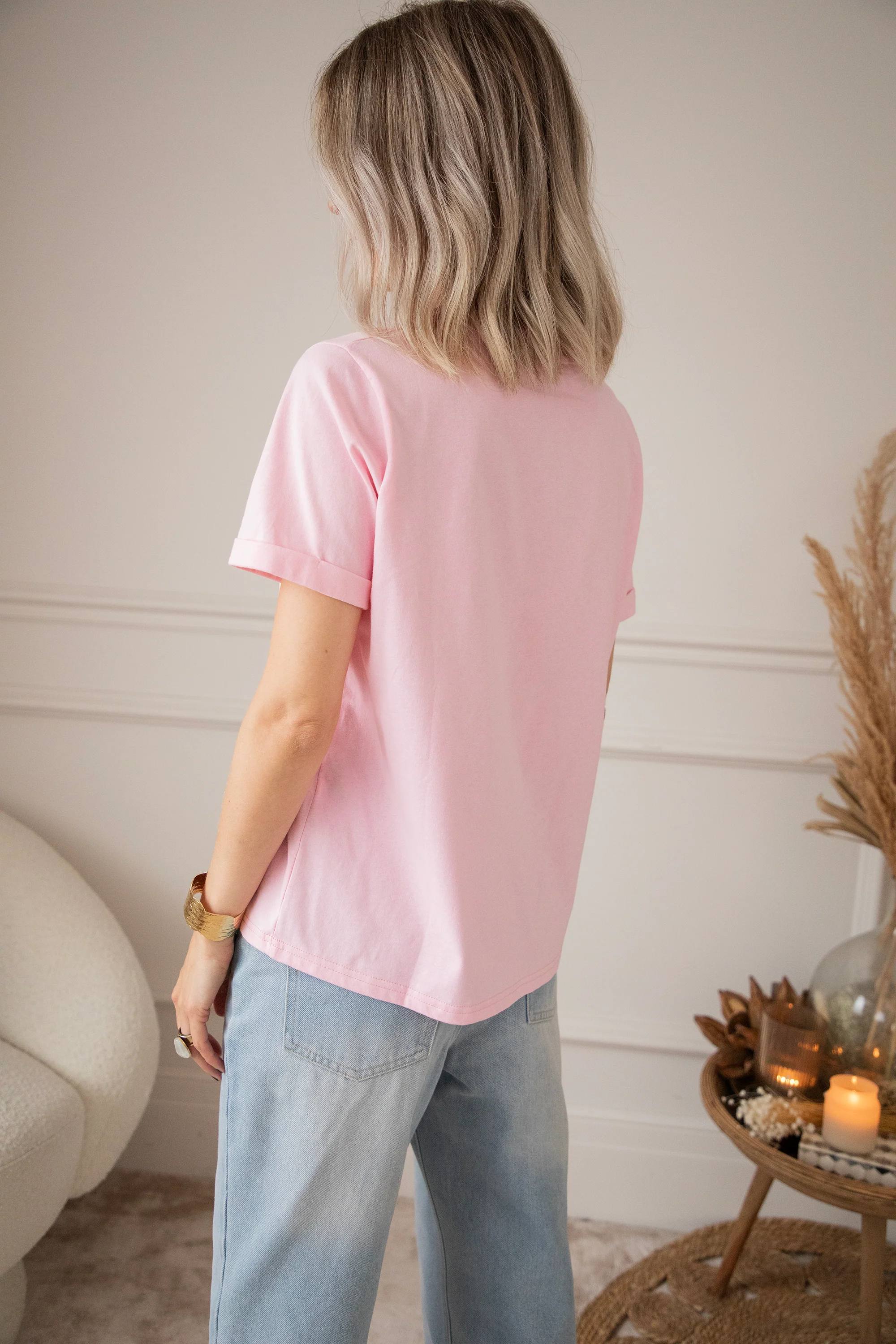 Je T'Aime Baby Pink - T-Shirt - Image 3