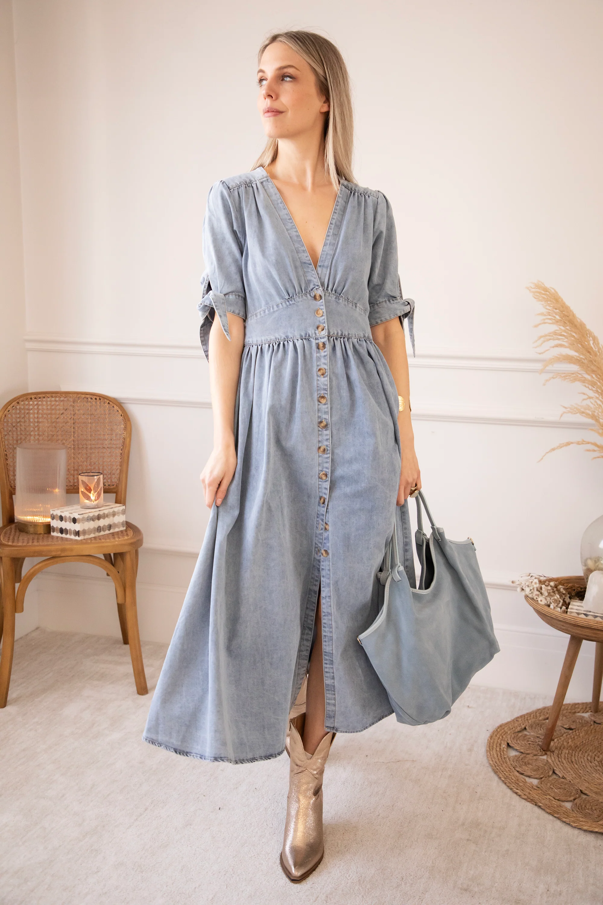 Jeanne Blue - Maxi Jurk - Image 3