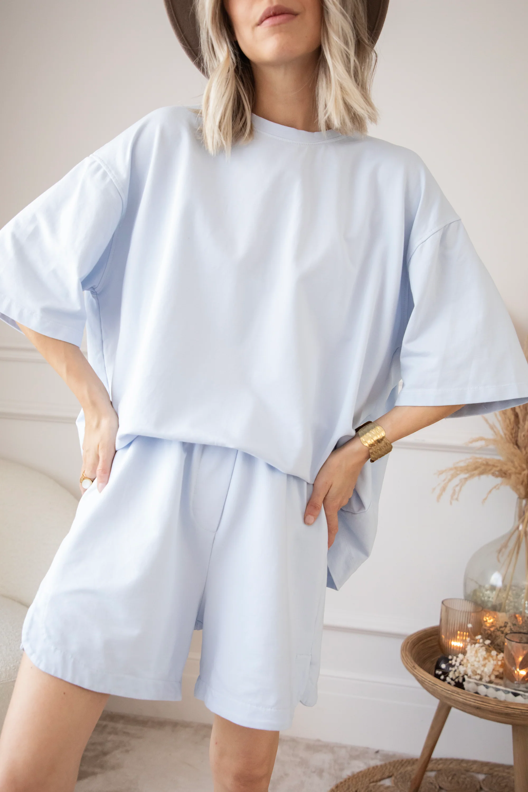 Jill Soft Blue - T-Shirt - Image 10