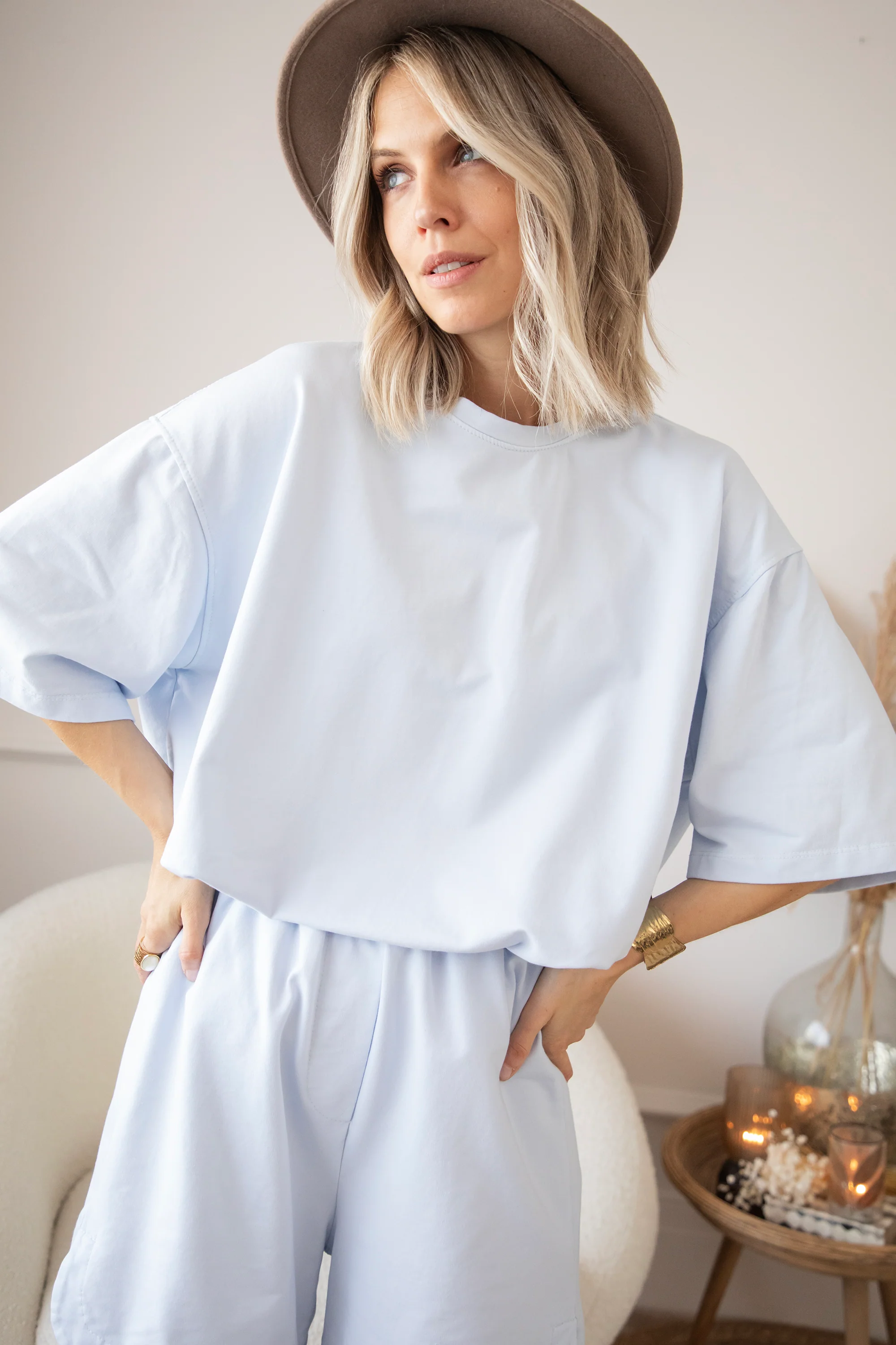 Jill Soft Blue - T-Shirt - Image 15