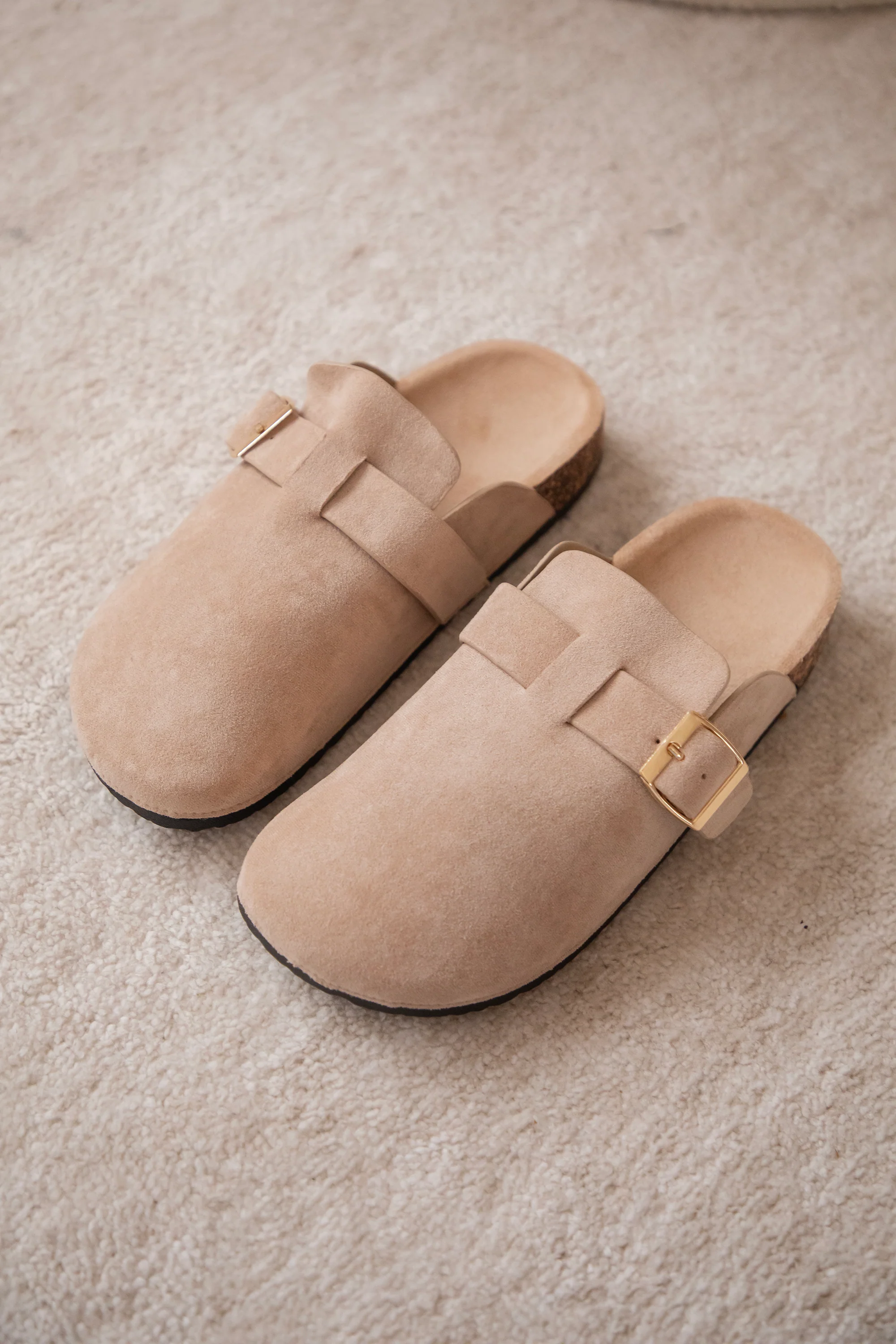 Leki Buckle Clogs Beige - Flats - Image 3