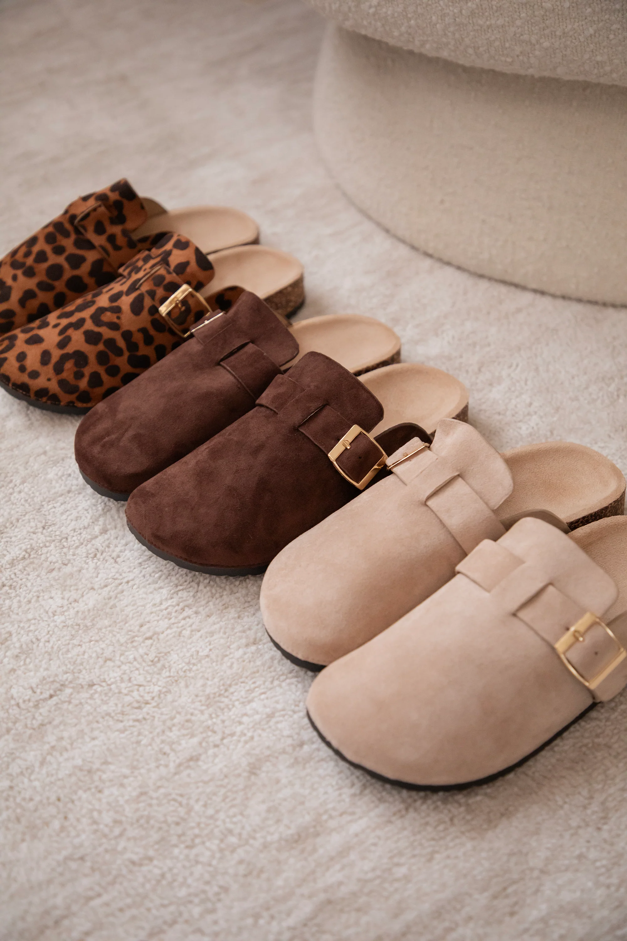 Leki Buckle Clogs Beige - Flats - Image 4