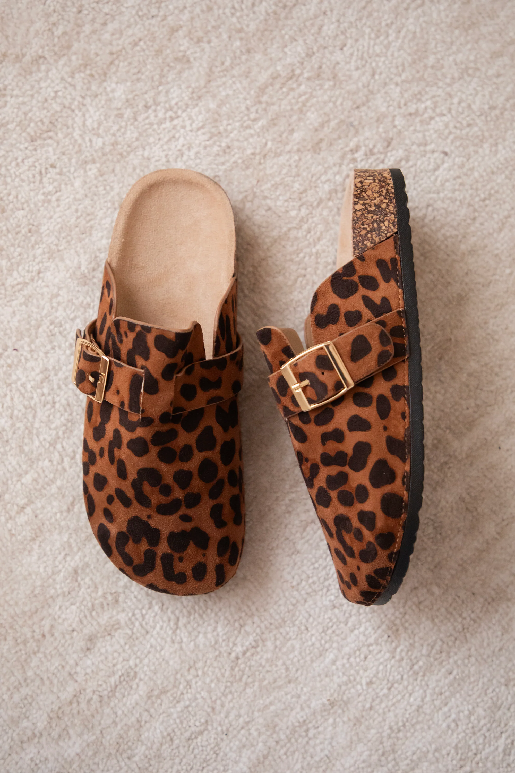 Leki Leo Buckle Clogs Camel - Flats - Image 4