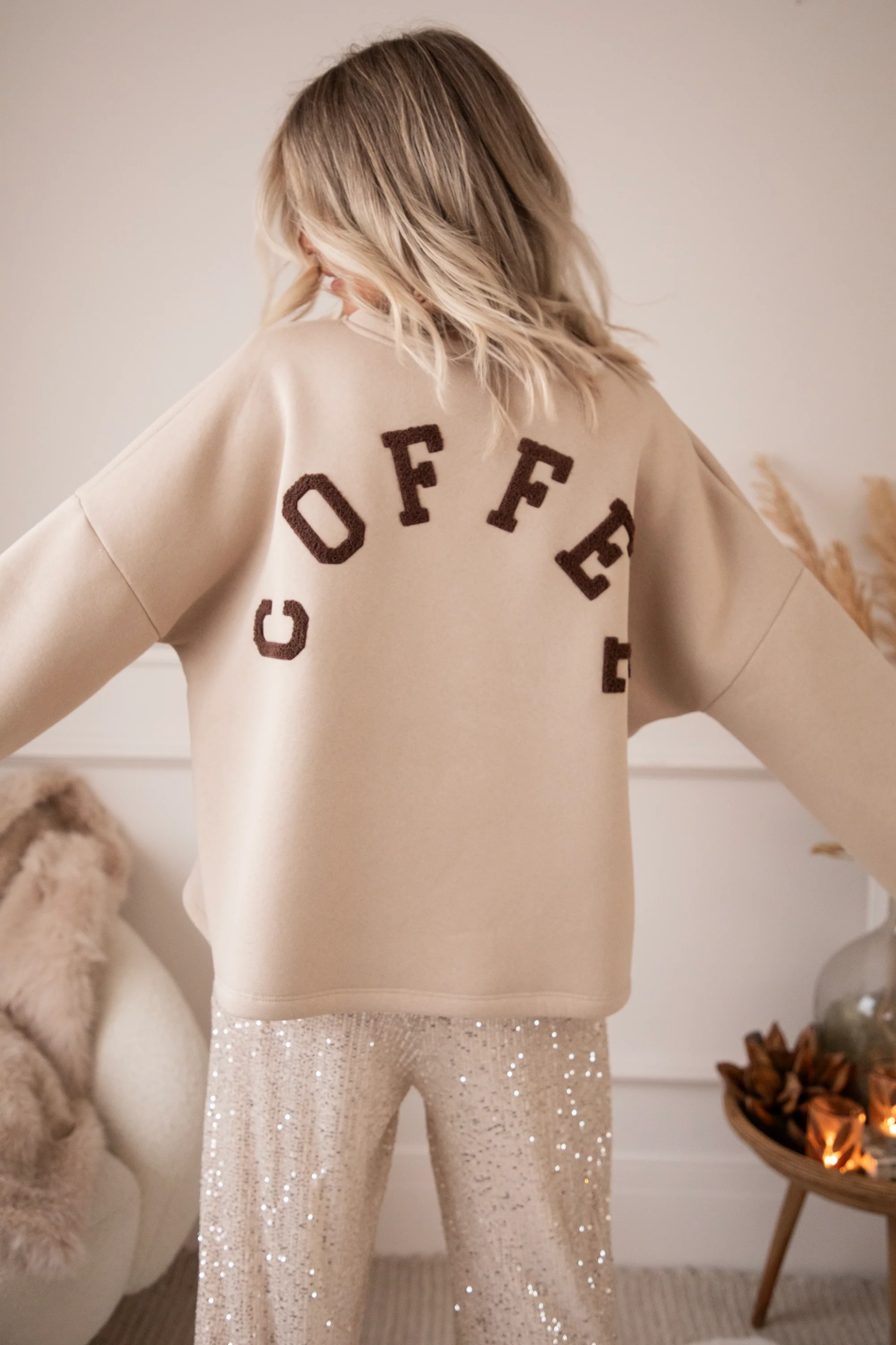 Lily Coffee Beige/Brown - Sweater - Image 11