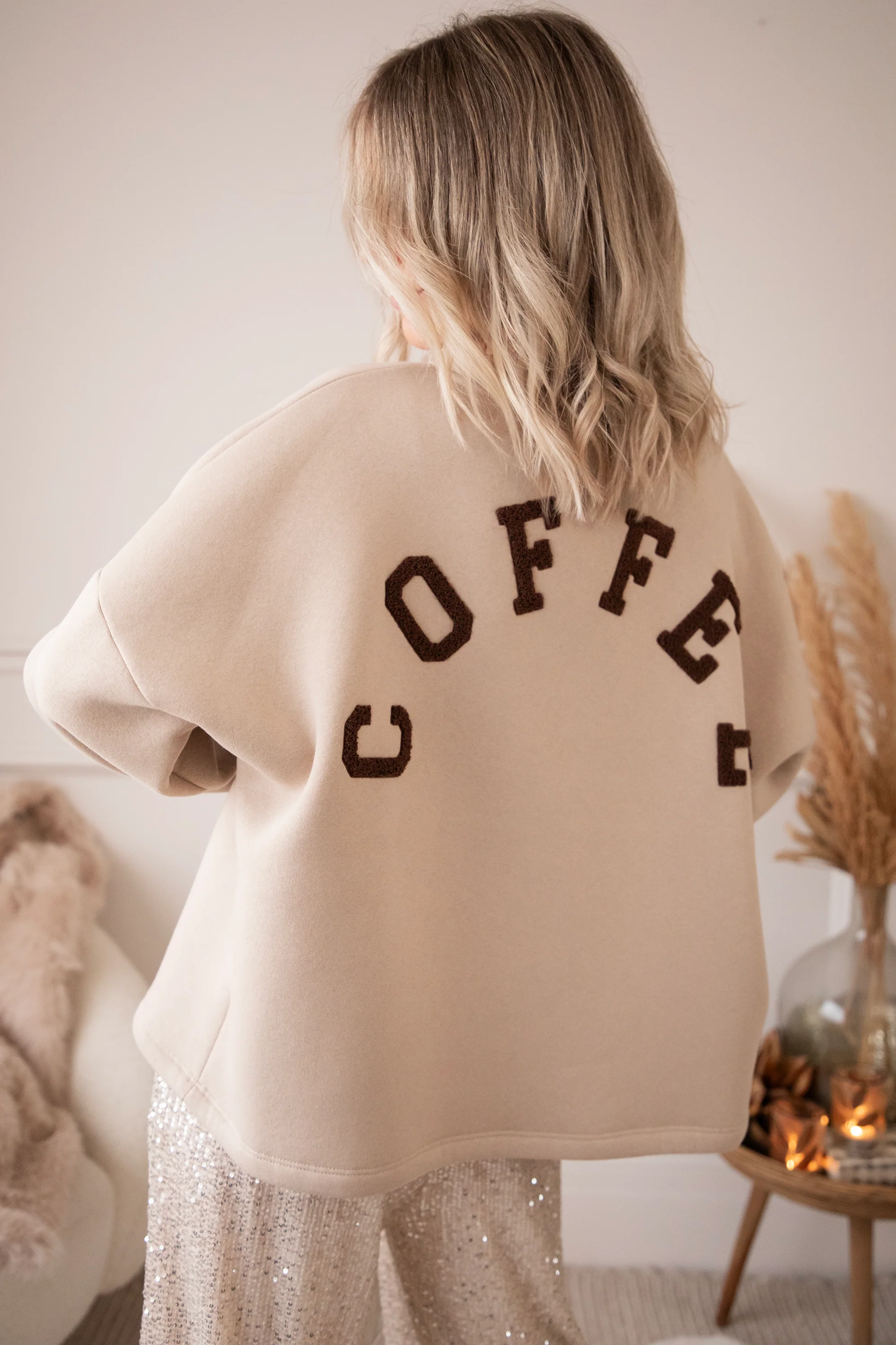 Lily Coffee Beige/Brown - Sweater - Image 12