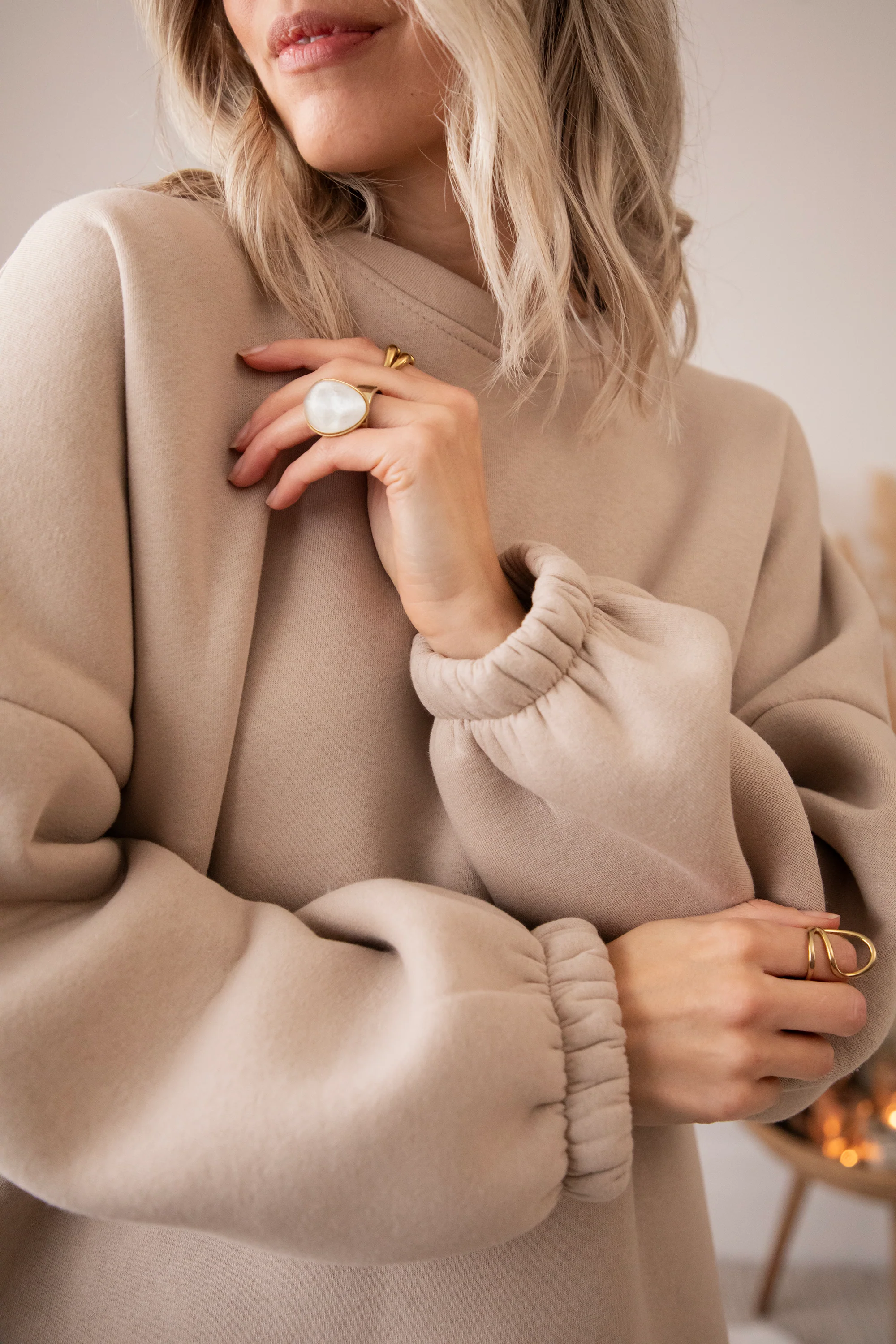 Lily Coffee Beige/Brown - Sweater - Image 5