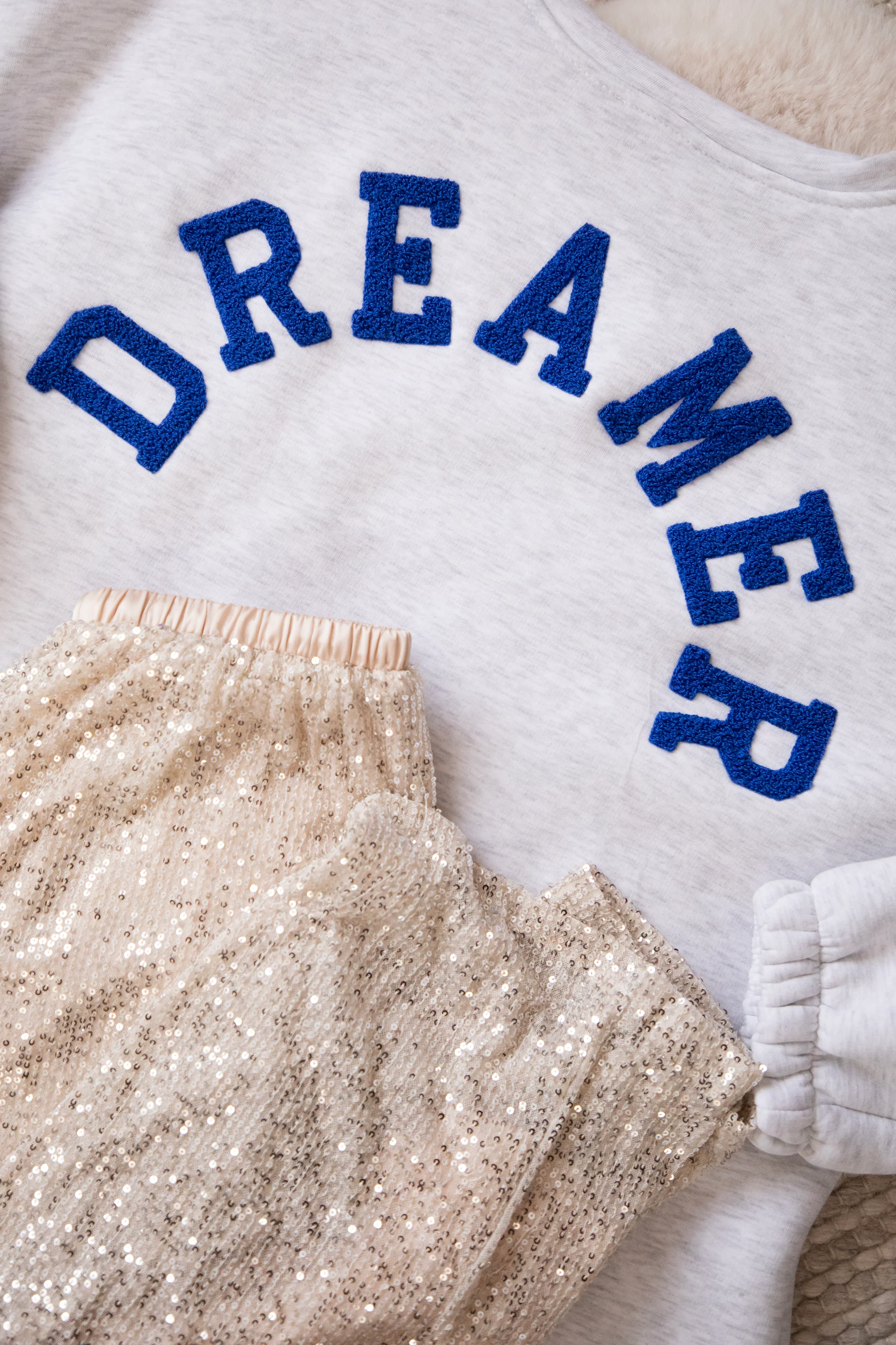 Lily Dreamer Soft Grey/Dark Blue - Sweater - Image 13