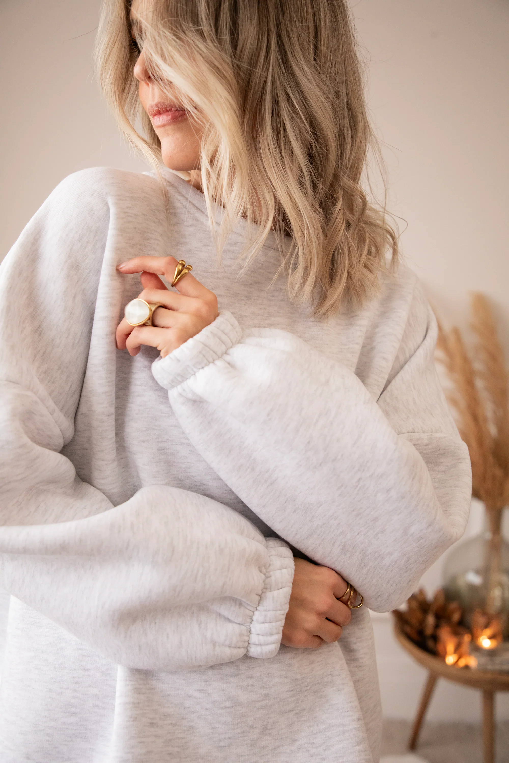 Lily Mommy Soft Grey/Black - Sweater - Image 5