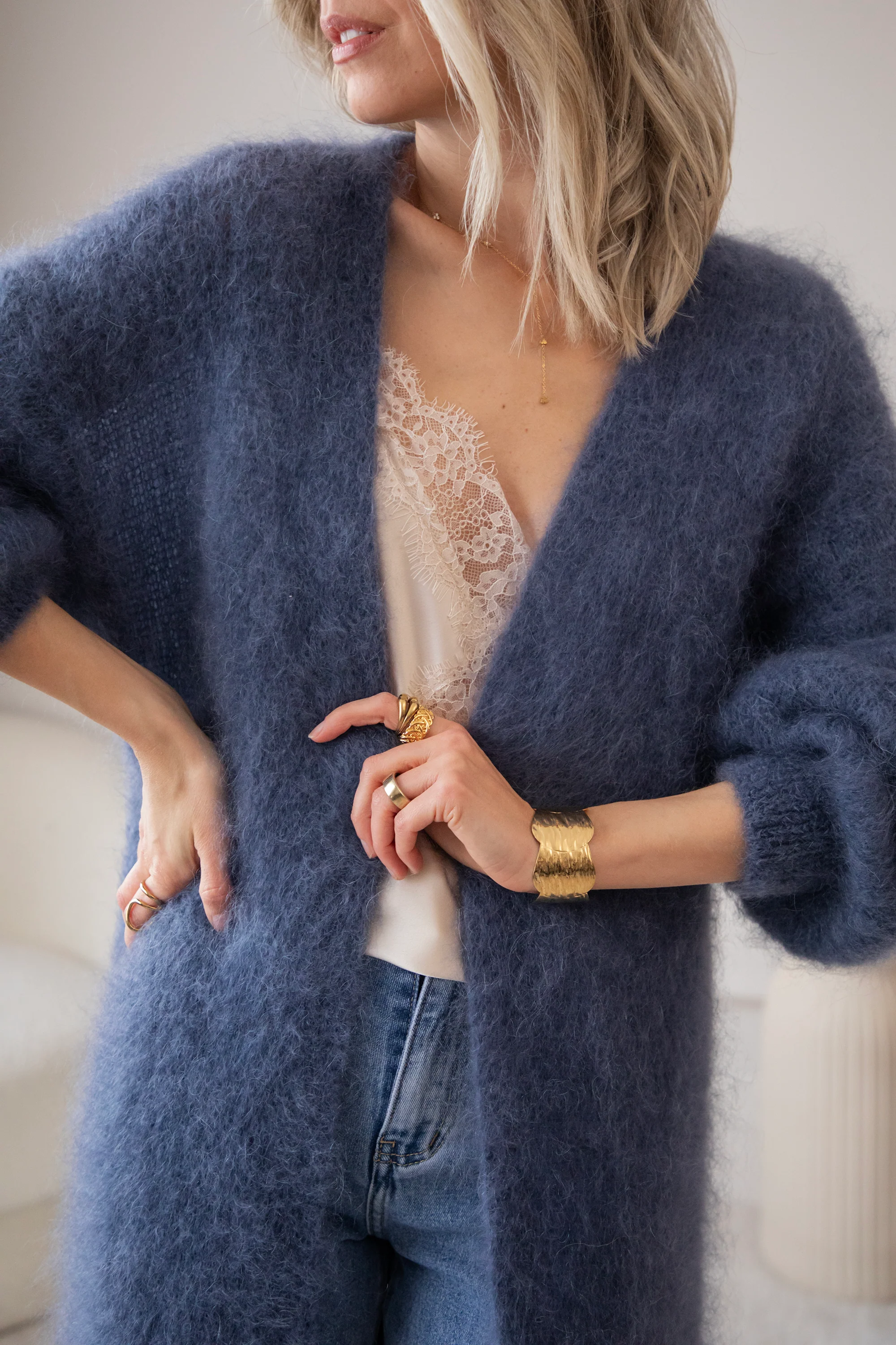 Livia Lux Dark Blue - Vest - Image 4