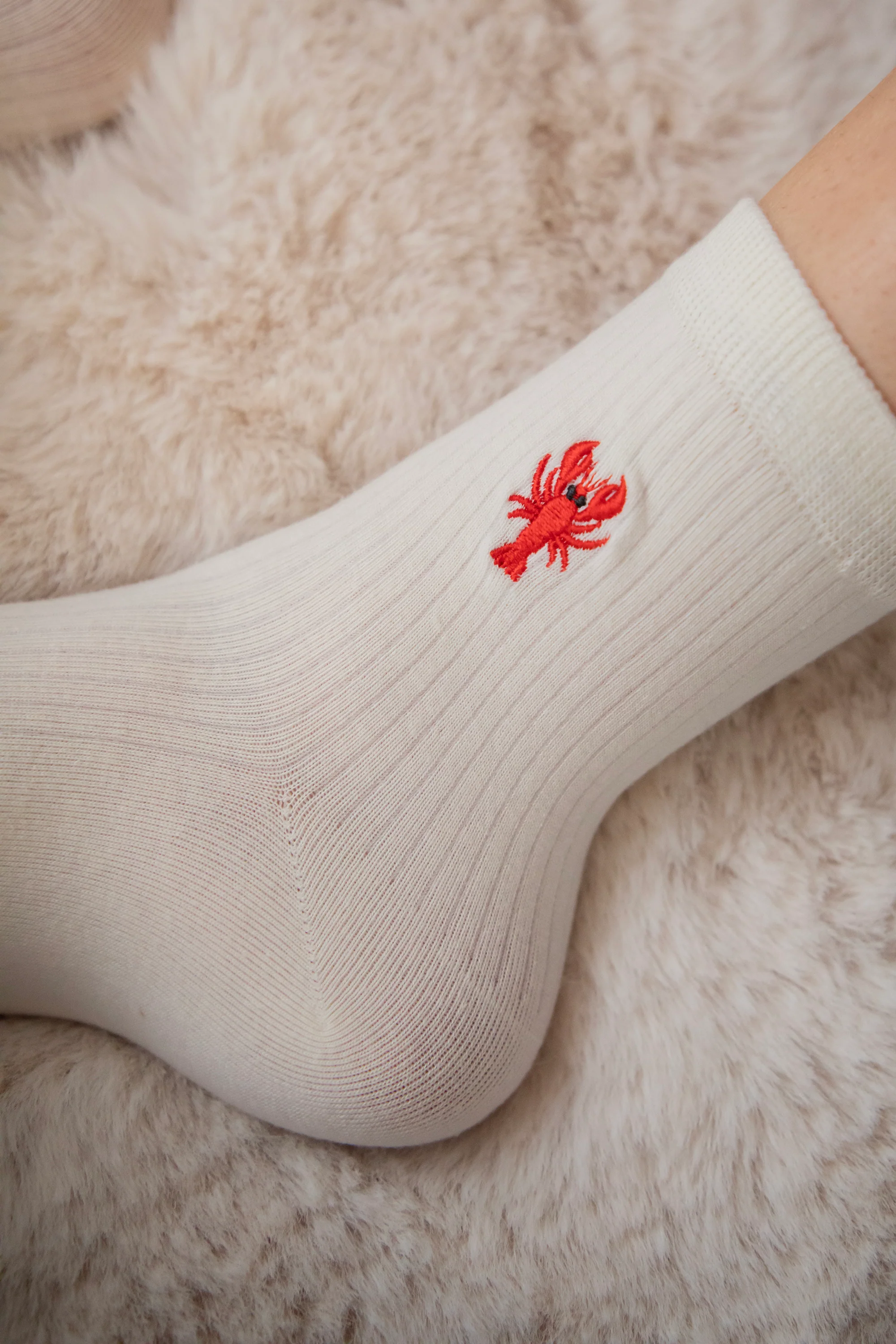 Lotty Lobster Beige - Sokken - Image 3