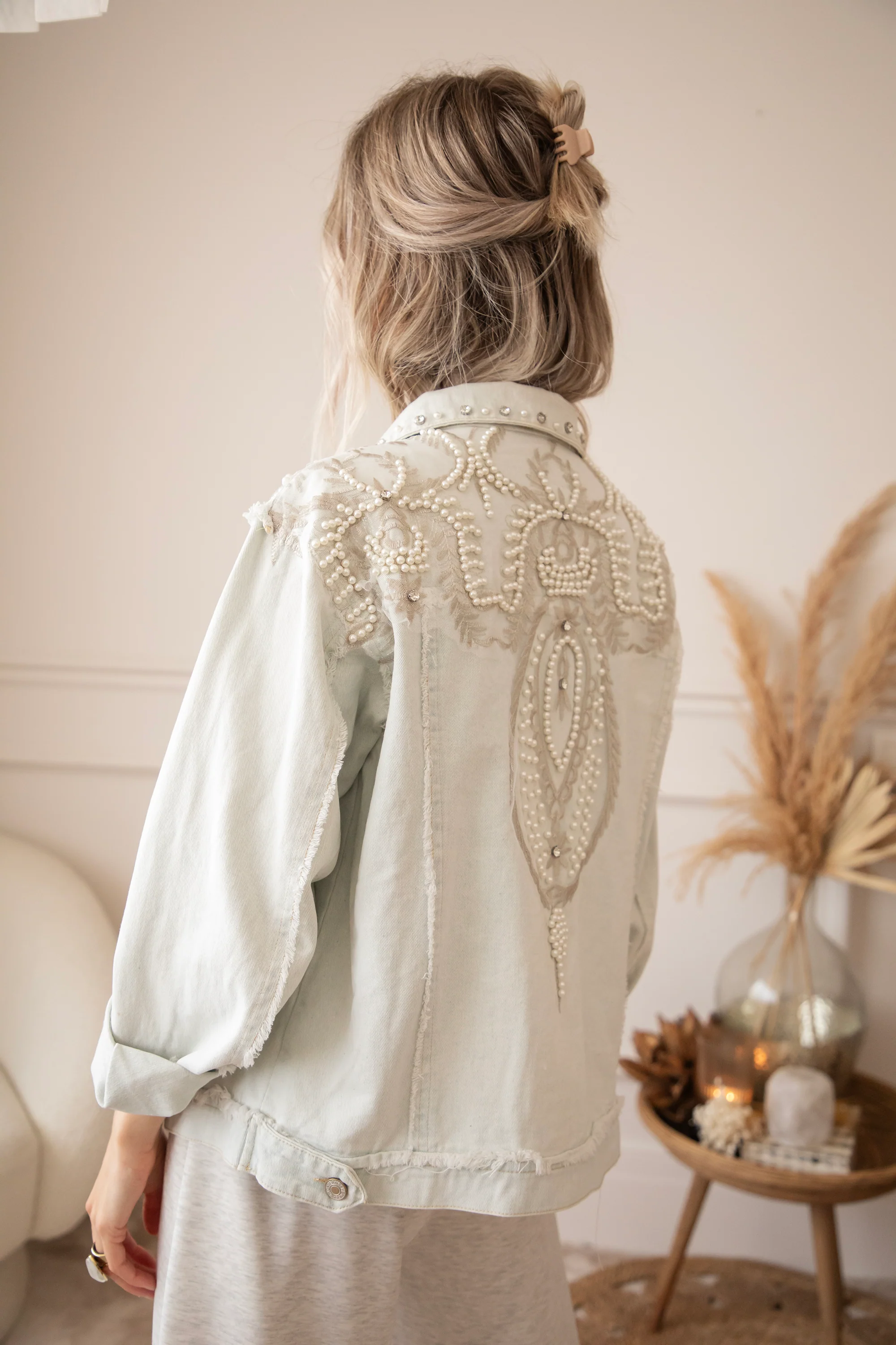 Louise Pearl Light Blue - Jacket - Image 7