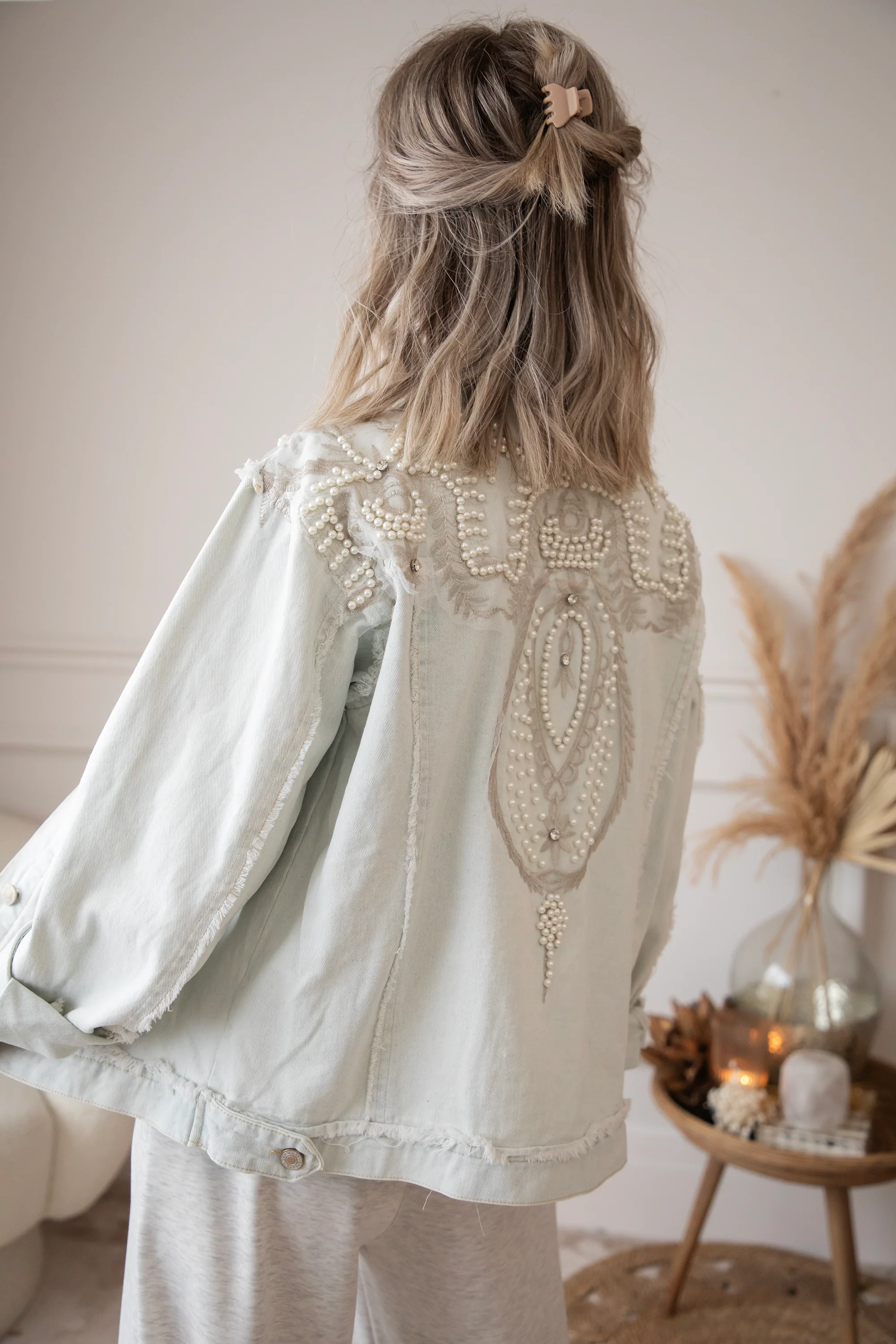 Louise Pearl Light Blue - Jacket - Image 8