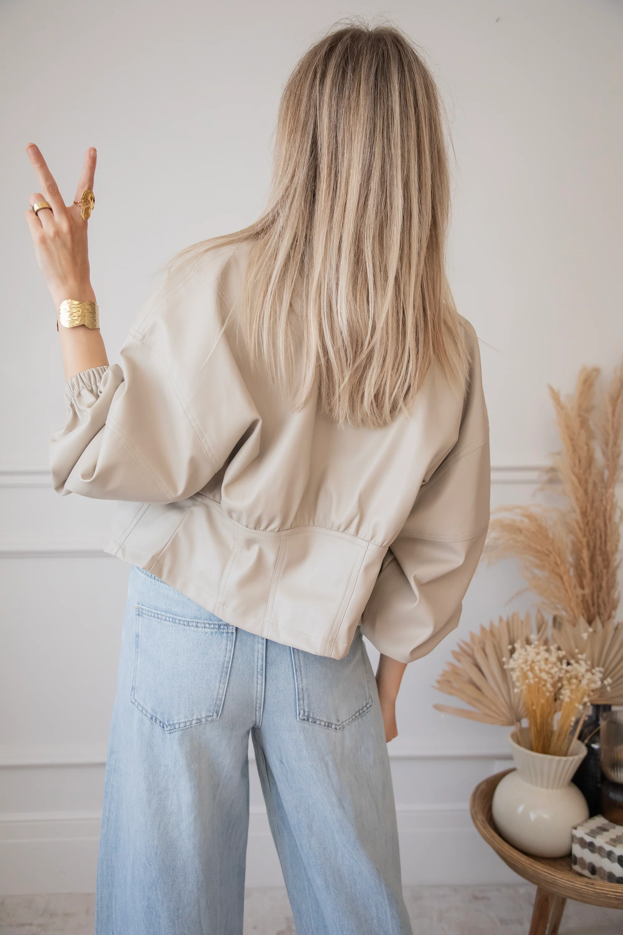 Love Leather Taupe - Jacket - Image 10