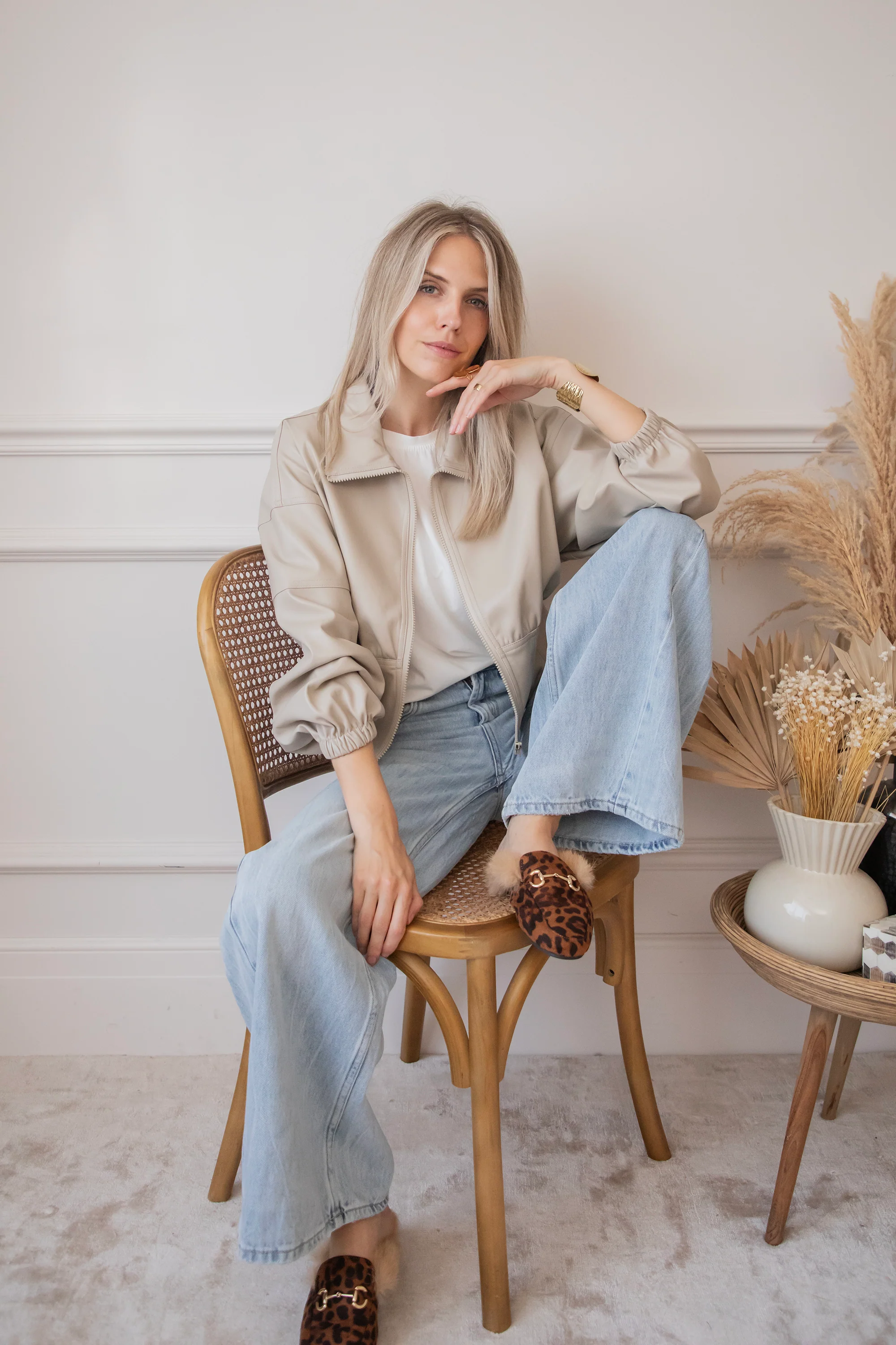 Love Leather Taupe - Jacket - Image 11