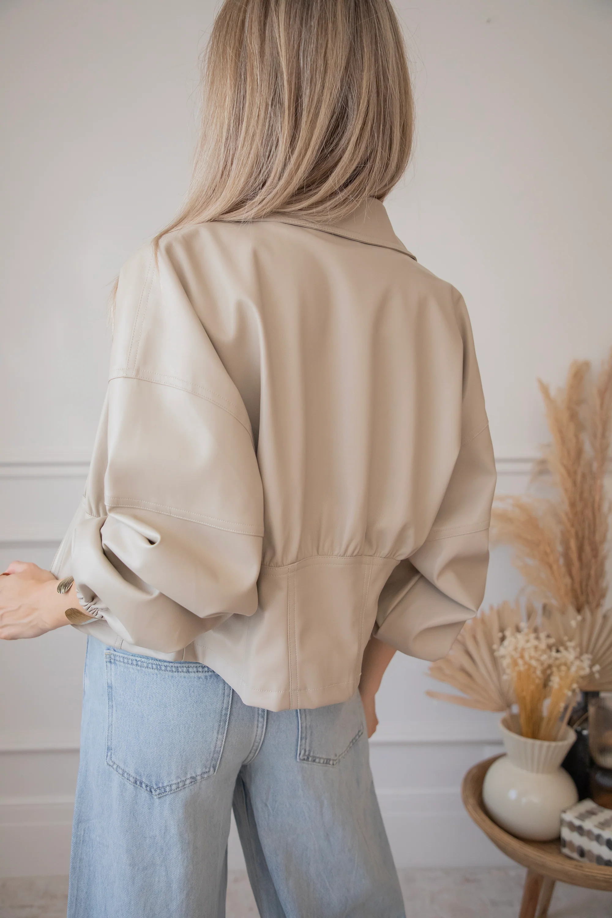 Love Leather Taupe - Jacket - Image 15