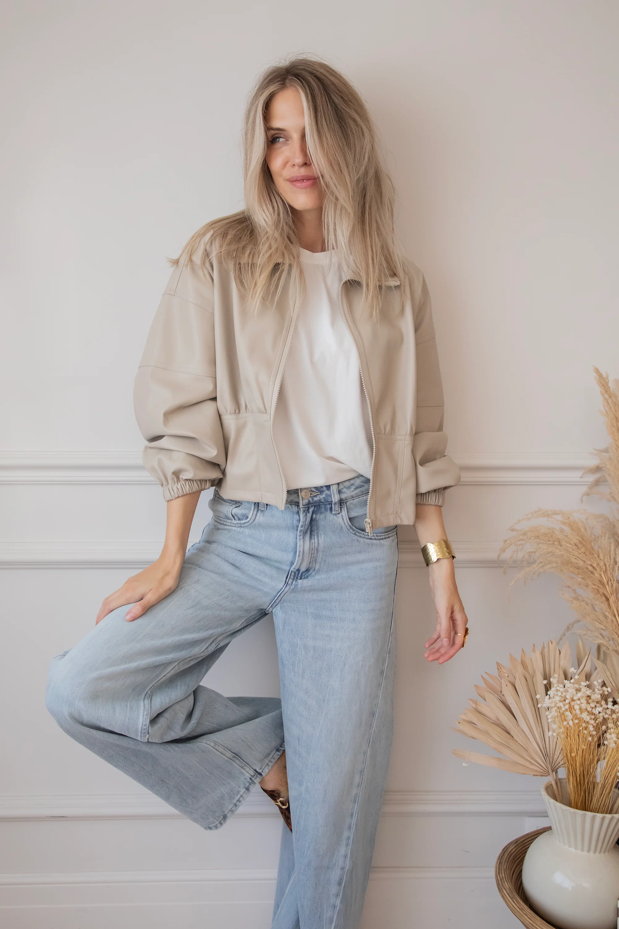 Love Leather Taupe - Jacket - Image 16