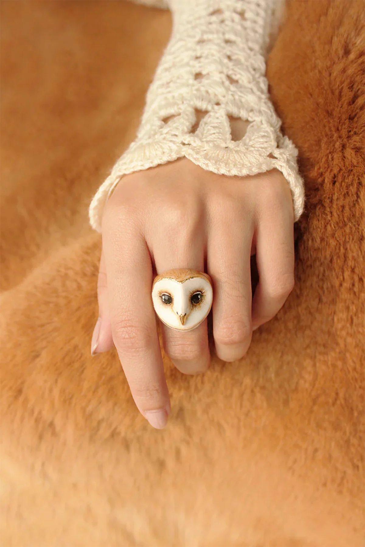 Lucky Owl White - Ring - Image 22