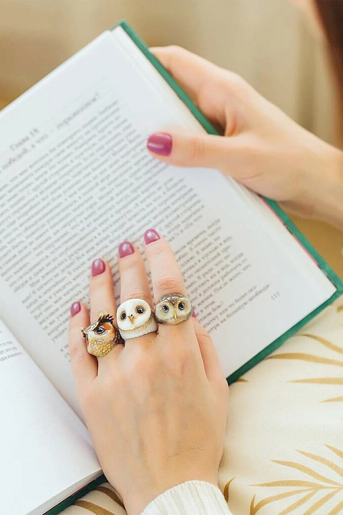 Lucky Owl White - Ring - Image 26