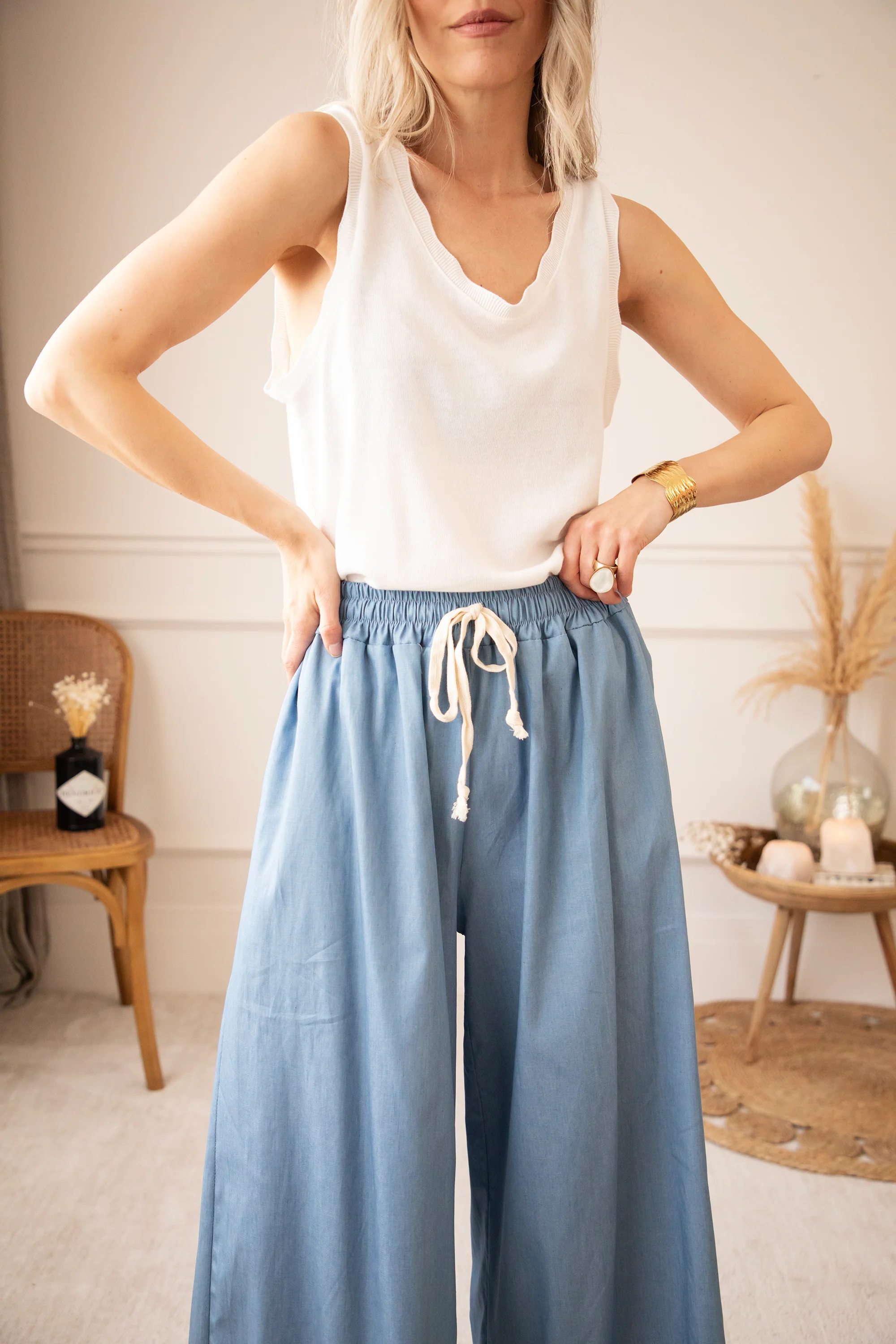 Lucy Lace Blue - Broek - Image 5