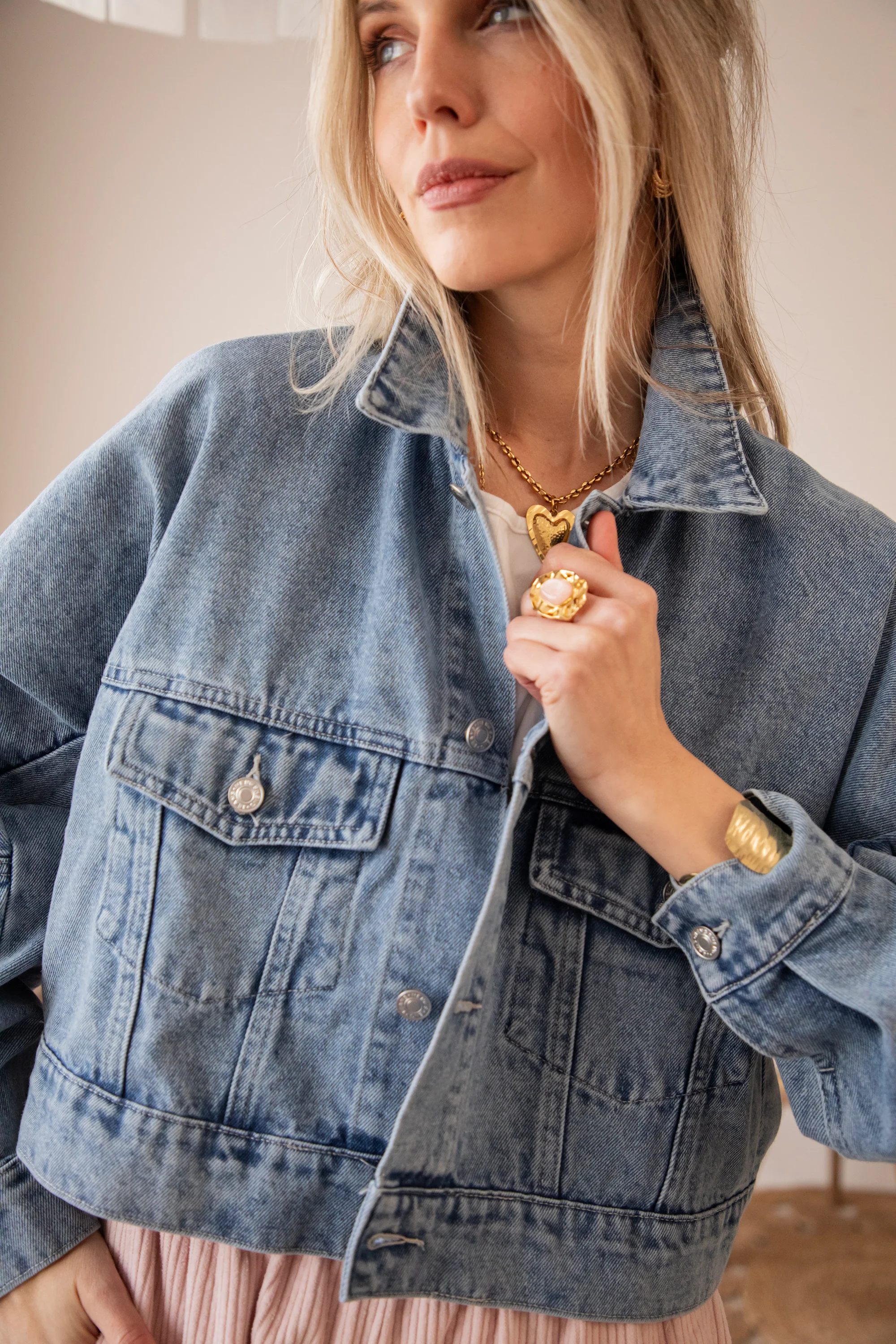 Lulu Loose Blue - Jacket - Image 3