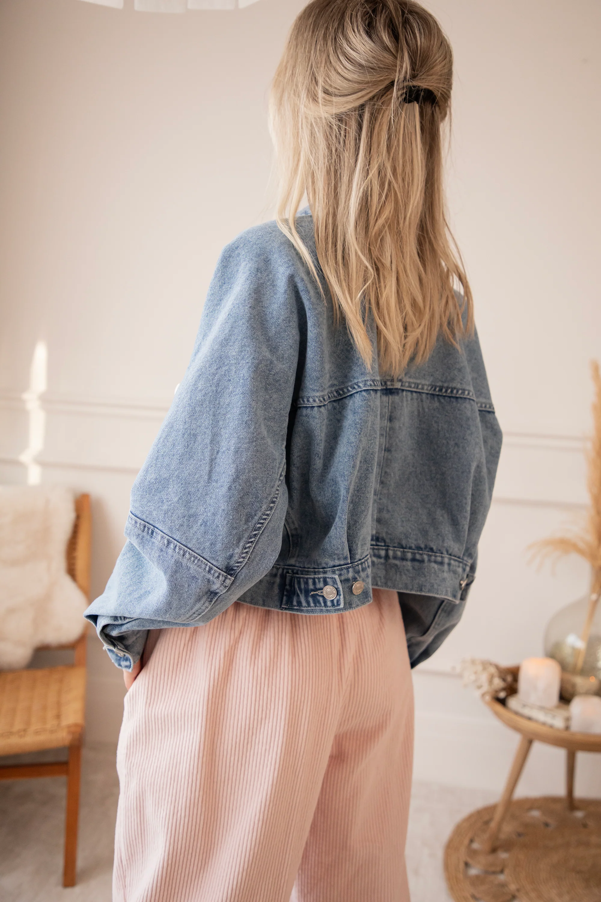 Lulu Loose Blue - Jacket - Image 4