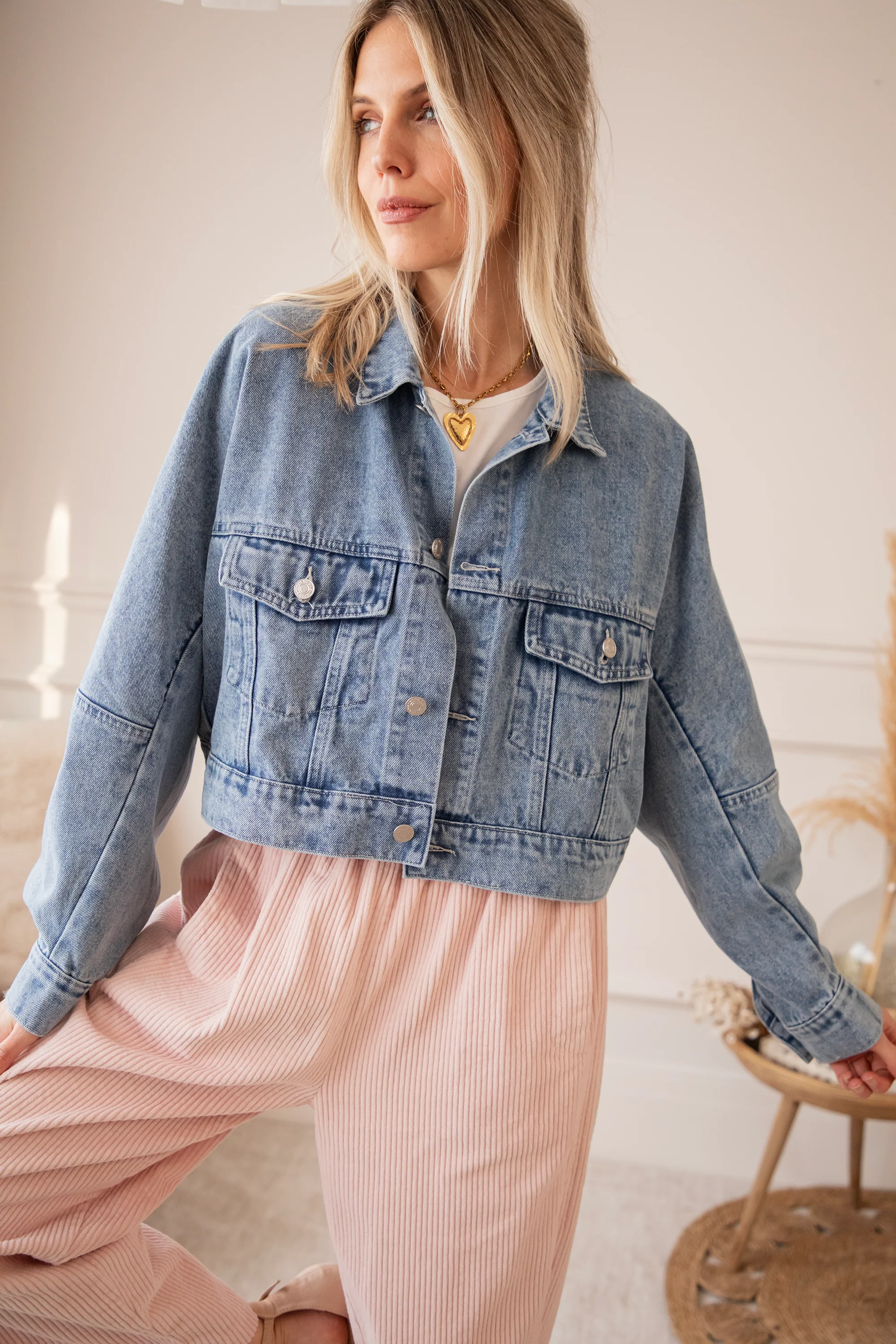 Lulu Loose Blue - Jacket - Image 5